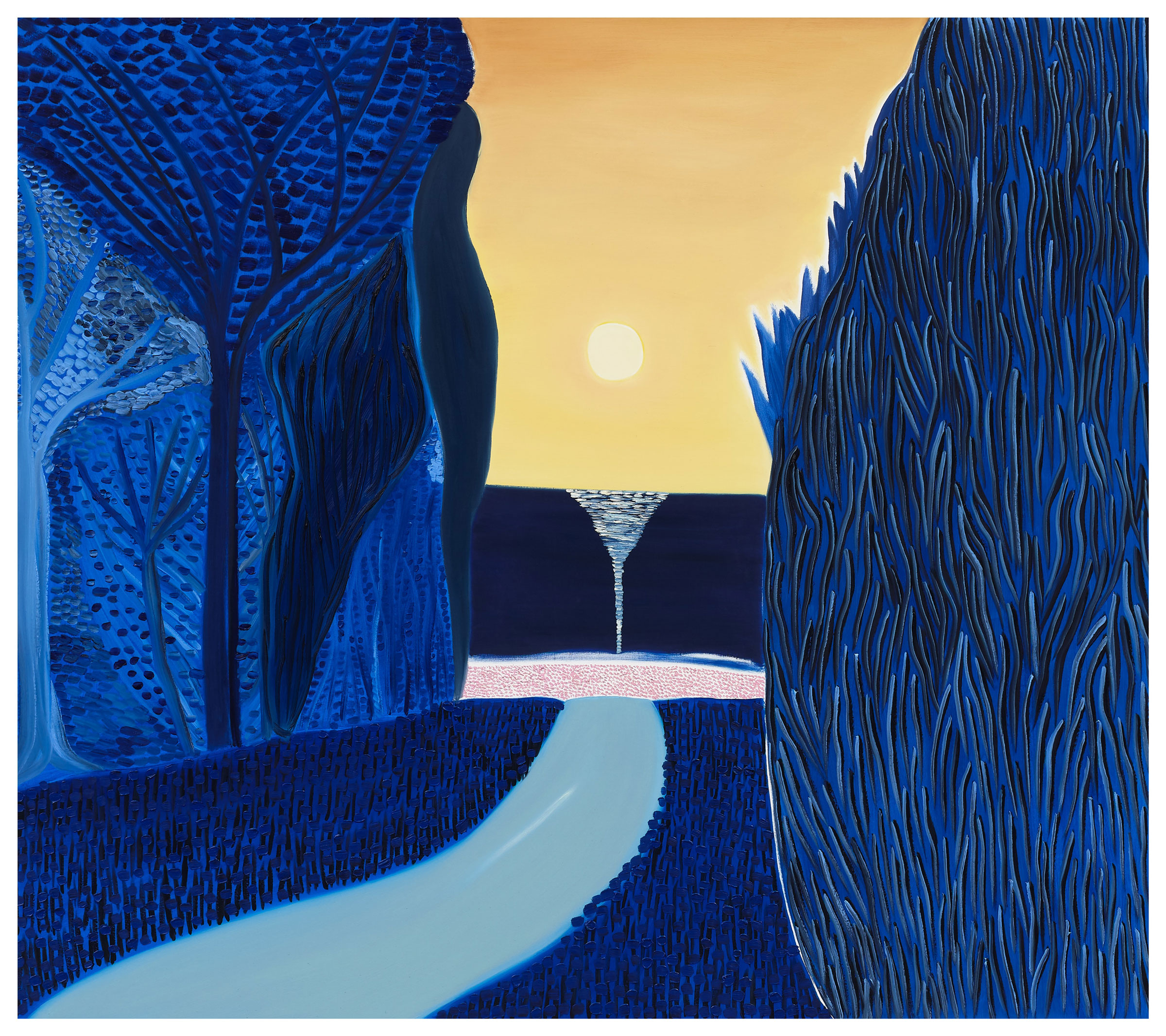 Matthew Wong, A Dream, 2019. Oil on canvas, 177.8 x 203.2 cm. © 2019 Matthew Wong Foundation. Image courtesy of Karma, New York
