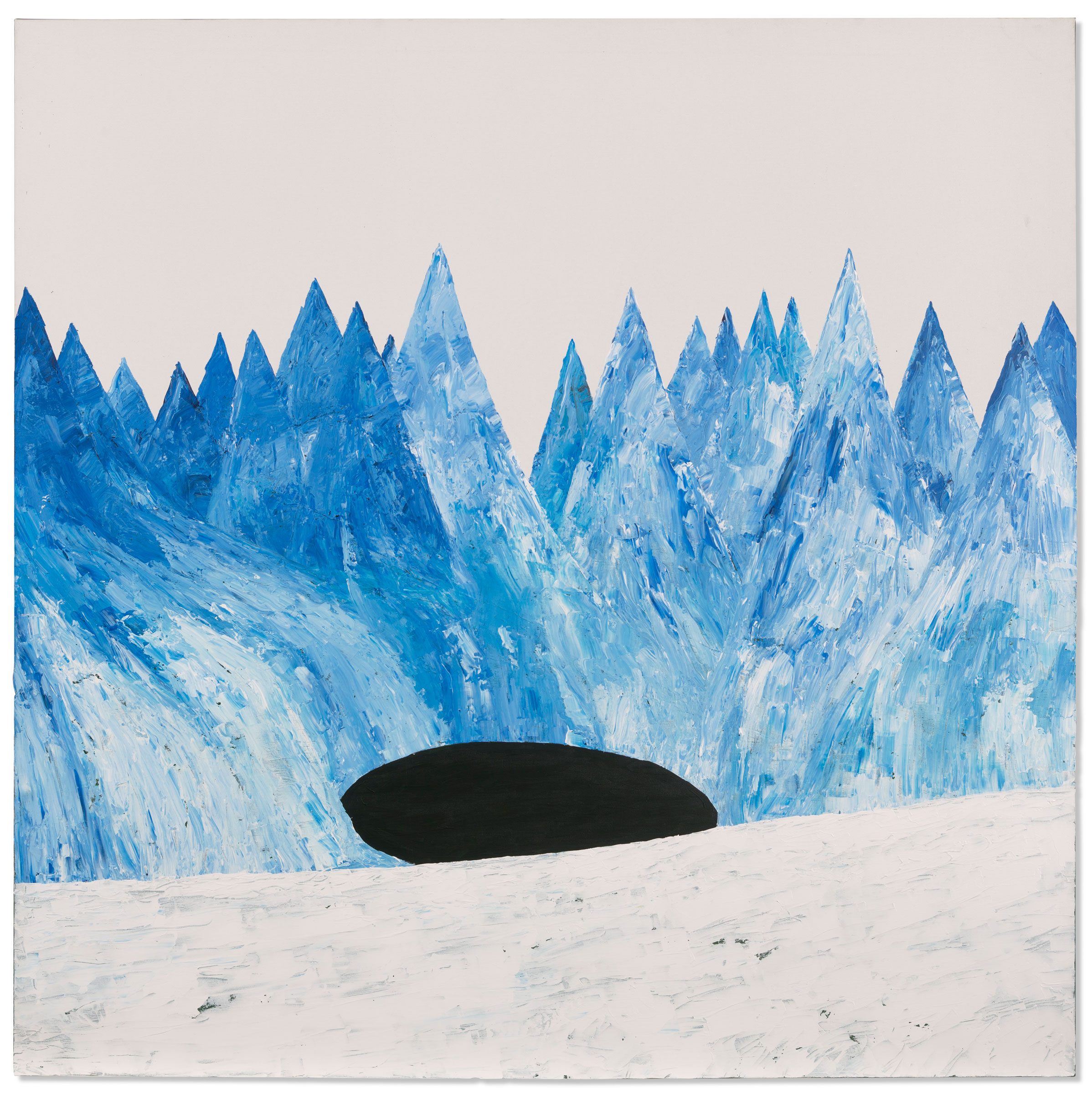 Stanley Donwood (b. 1968), Hole, 2001. Acrylic on canvas. Sold for £68,750 on 19 October 2021 at Christie’s Online