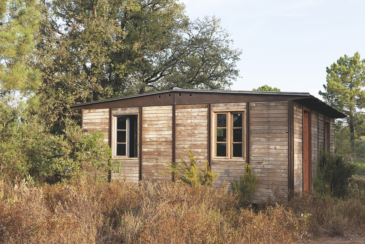 Jean Prouvé, Demountable House 6 x 6 m, 1944. Painted steel, aluminum, partially painted fir and glass.  236¼ x 236¼ in (600 x 600 cm). Estimate: €400,000-600,000. Offered in Daniel Lebard Collection, Through the prism of modernity on 2-3 November 2021 at Christie’s in Paris