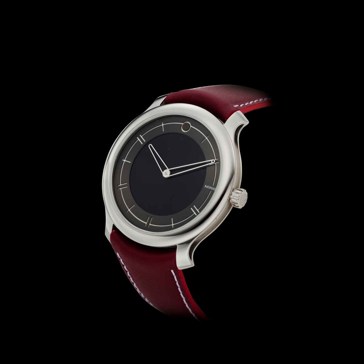 Ming, Ref. 27.01. Steel. Case Diameter: 38mm. Estimate: $3,000-5,000. Offered in Christie’s Fine Watchmaking: Important Timepieces and the Independent Collection at Christie’s online