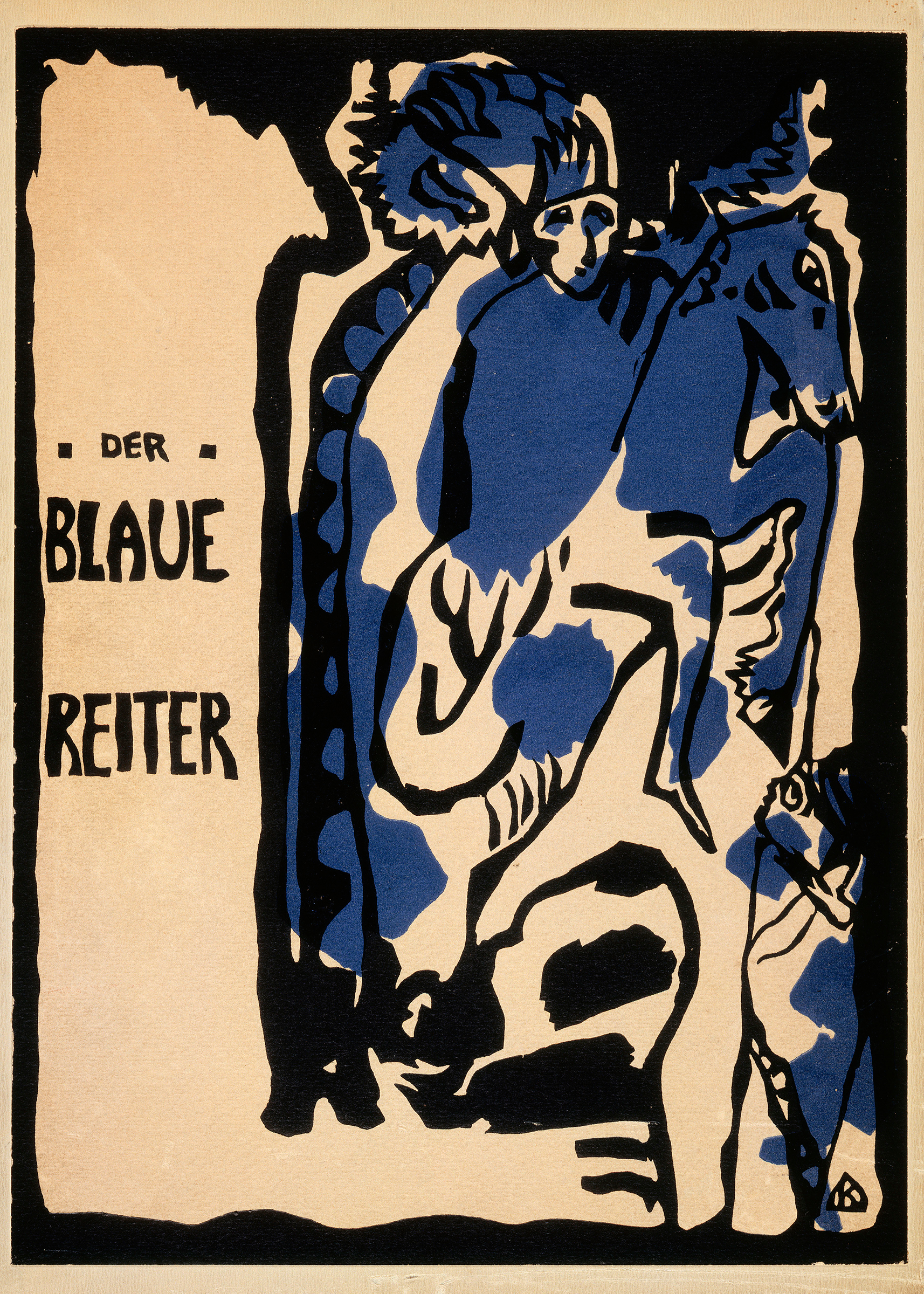 Der Blaue Reiter, 1912: Wassily Kandinsky and Franz Marc founded the radical movement in 1911. Photo: &copy; Centre Pompidou, MNAM-CCI, Dist. RMN-Grand Palais / Philippe Migeat