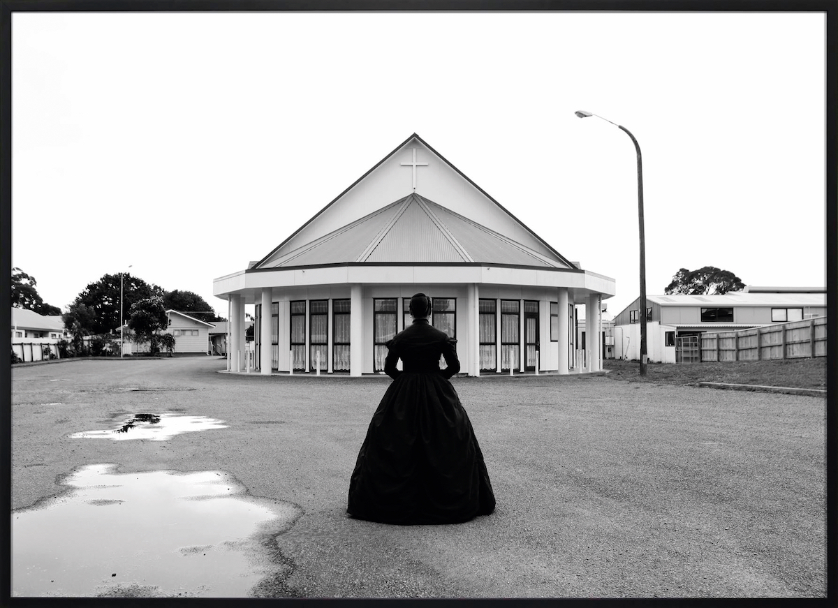 Yuki Kihara (b. 1975), EFKS Church, Maraenui, 2017. Lenticular print. 41⅛ x 58½ in (104.5 x 148 cm). Estimate: €10,000-15,000. Offered in OCEANIA NOW : Contemporary Art from the Pacific | Online, 11 February–1 March