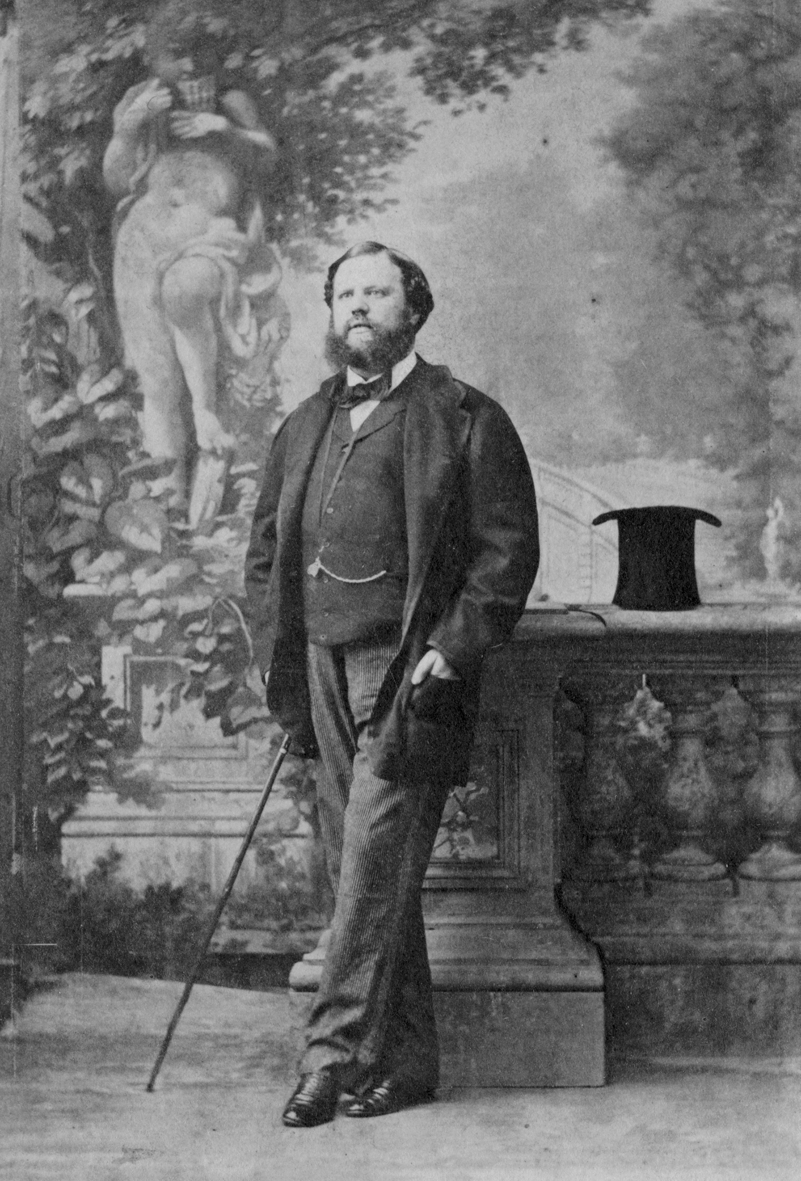 Baron Adolphe Carl von Rothschild, a distinguished connoisseur, collector and former owner of the carpet. Photo: reproduced with the permission of the trustees of The Rothschild Archive