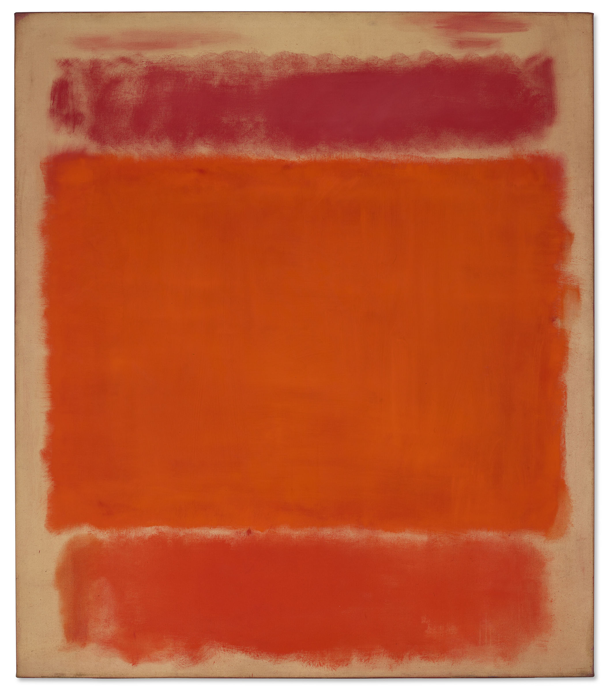 Mark Rothko (1903-1970), No. 1, 1962. Oil on canvas. 69 x 60 in (175.3 x 152.4 cm). Estimate: $45,000,000-65,000,000. Offered in The Collection of Anne H. Bass on 12 May 2022 at Christie's in New York