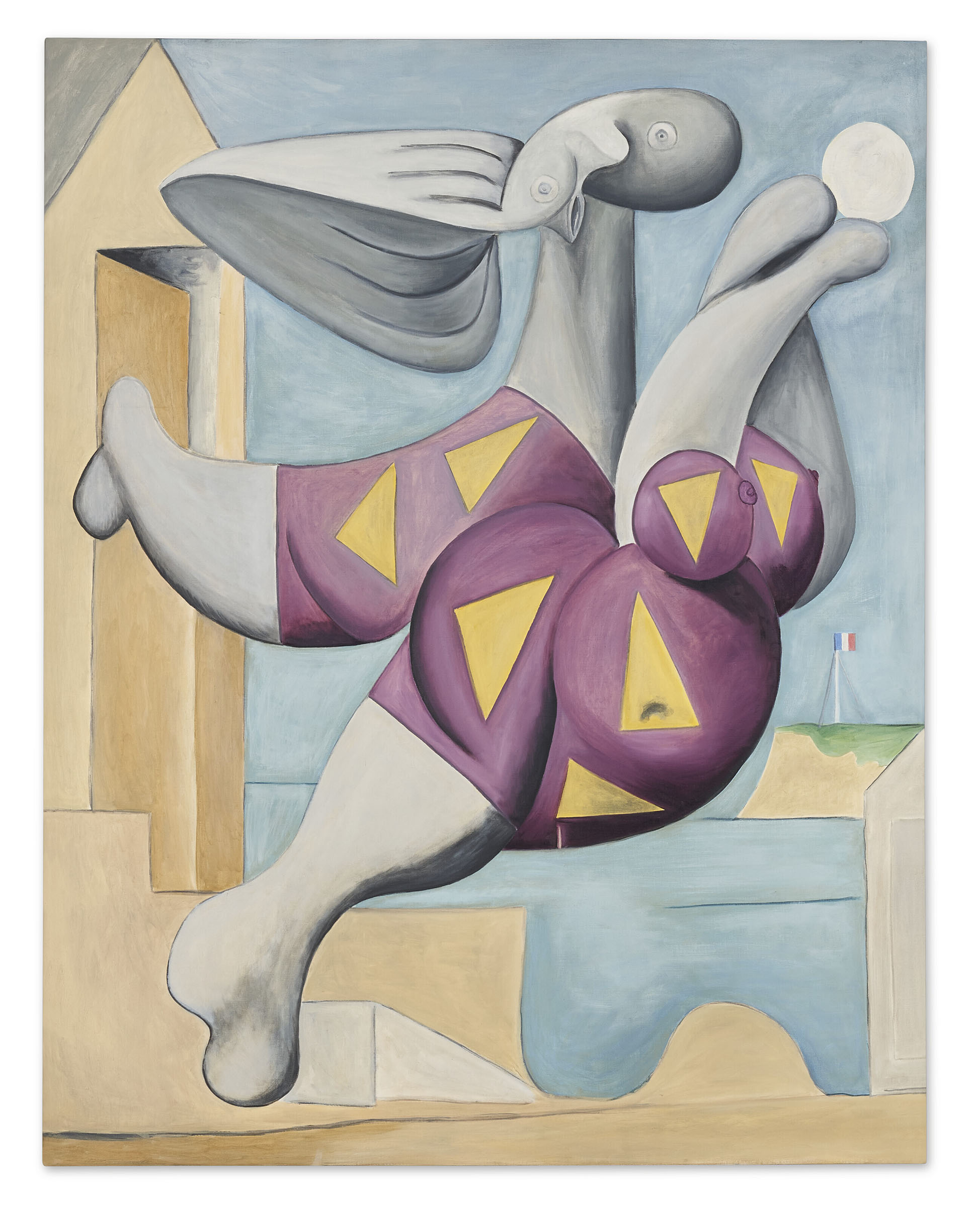 Mike Bidlo (b. 1953), Not Picasso (Bather with Beachball, 1932), 1987. Oil on linen. 57&frac34; x 45&frac14; in (146.7 x 114.9 cm). Estimate: $60,000-80,000. Offered in&nbsp;The Collection of Thomas and Doris Ammann&nbsp;on 9 May 2022 at Christie&rsquo;s in New York