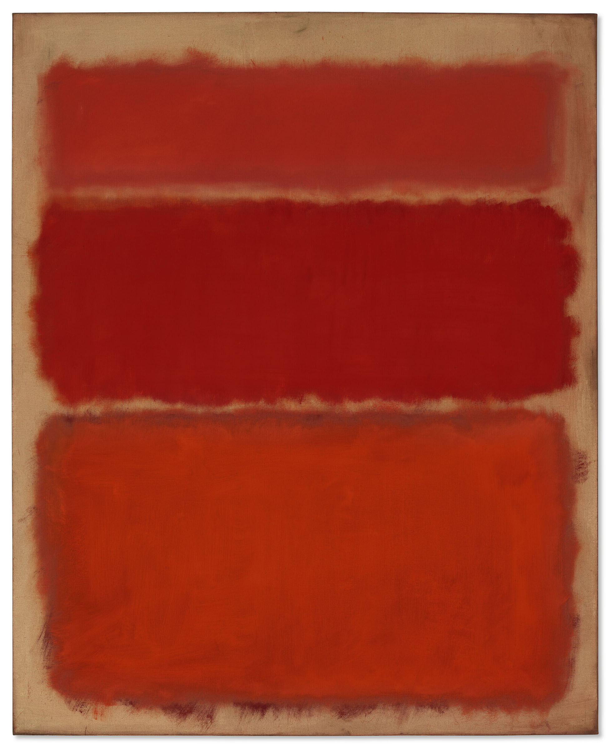 Mark Rothko (1903-1970), Untitled (Shades of Red), 1961. Oil on canvas. 69 x 56 in (15.3 x 142.2 cm). Sold for $68,800,000 in The Collection of Anne H. Bass on 12 May 2022 at Christie's in New York