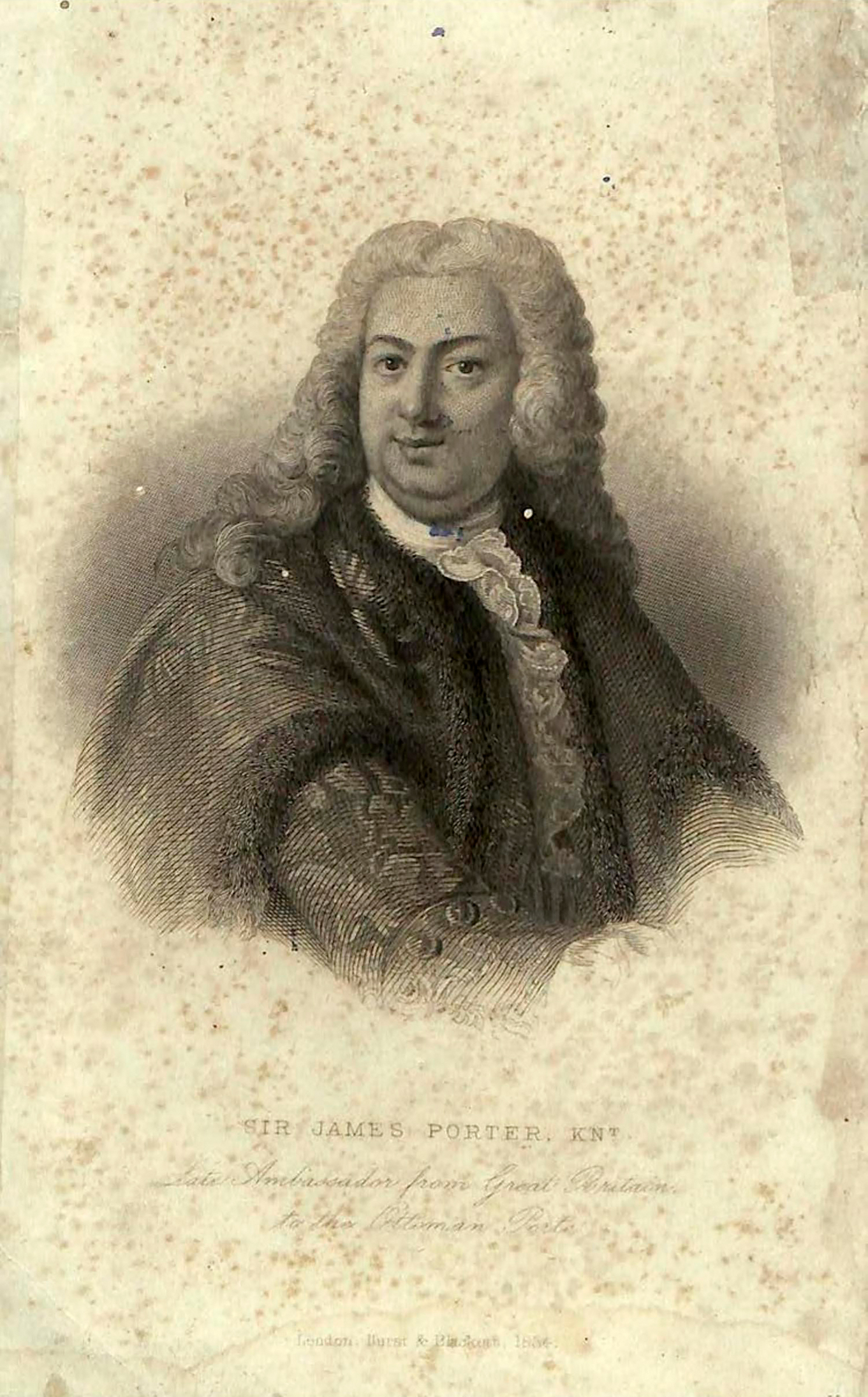 Sir James Porter, British Ambassador to the Ottoman Empire