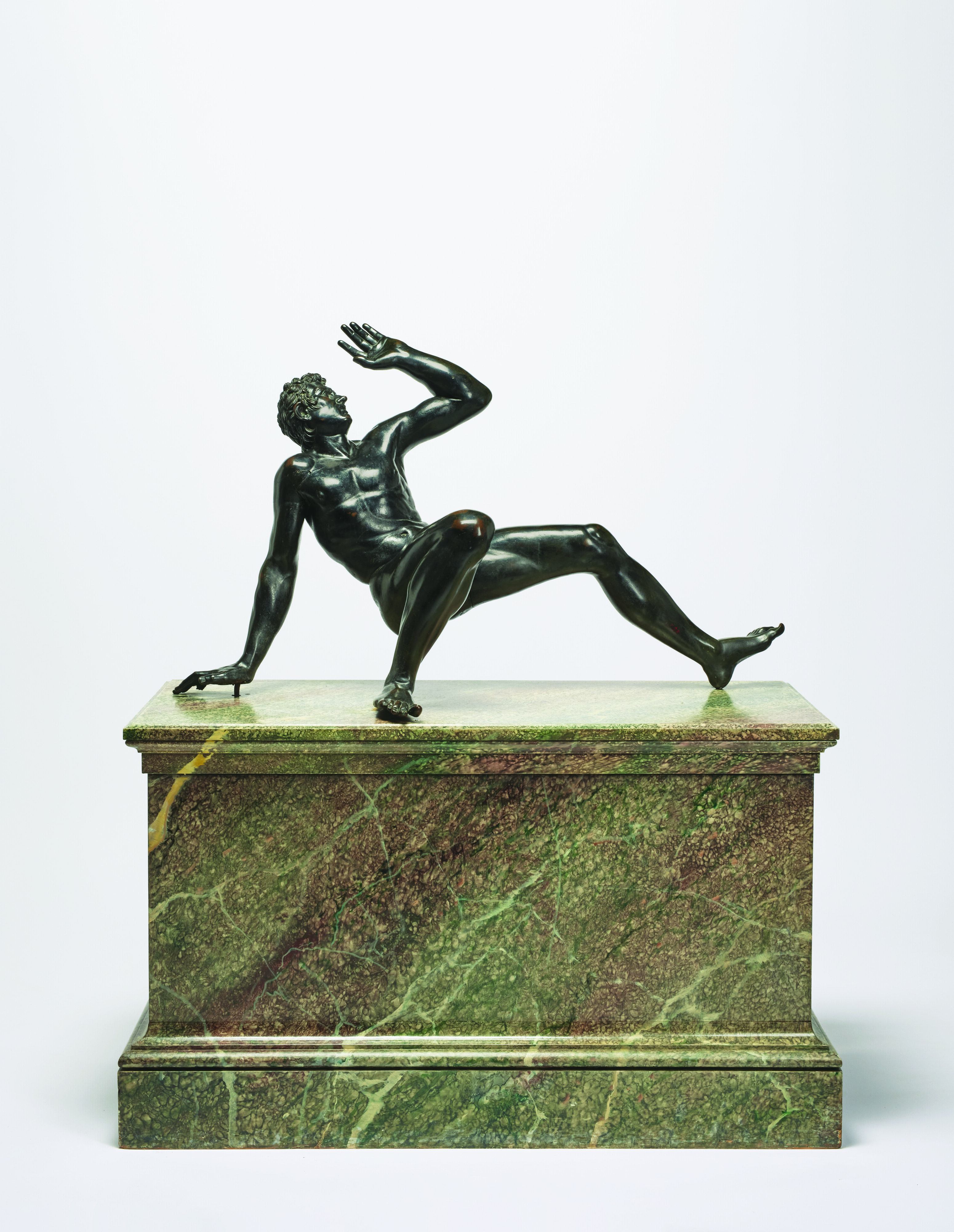 Most likely cast by Tiziano Aspetti, The Falling Gaul, c. late 16th or early 17th century. Cast in bronze. 66.5 (26 1⁄4 in.) x 112 cm. (44 in.) x 50 cm. (19 3⁄4 in.); base: 71 cm. (28 in.) x 120 cm. (47 1⁄4 in.) x 53 cm. (21 in.). Estimate: €500,000-800,000. Offered in Le Grand Style: An apartment on the Quai d'Orsay designed by Alberto Pinto, 30 June at Christie's Paris.