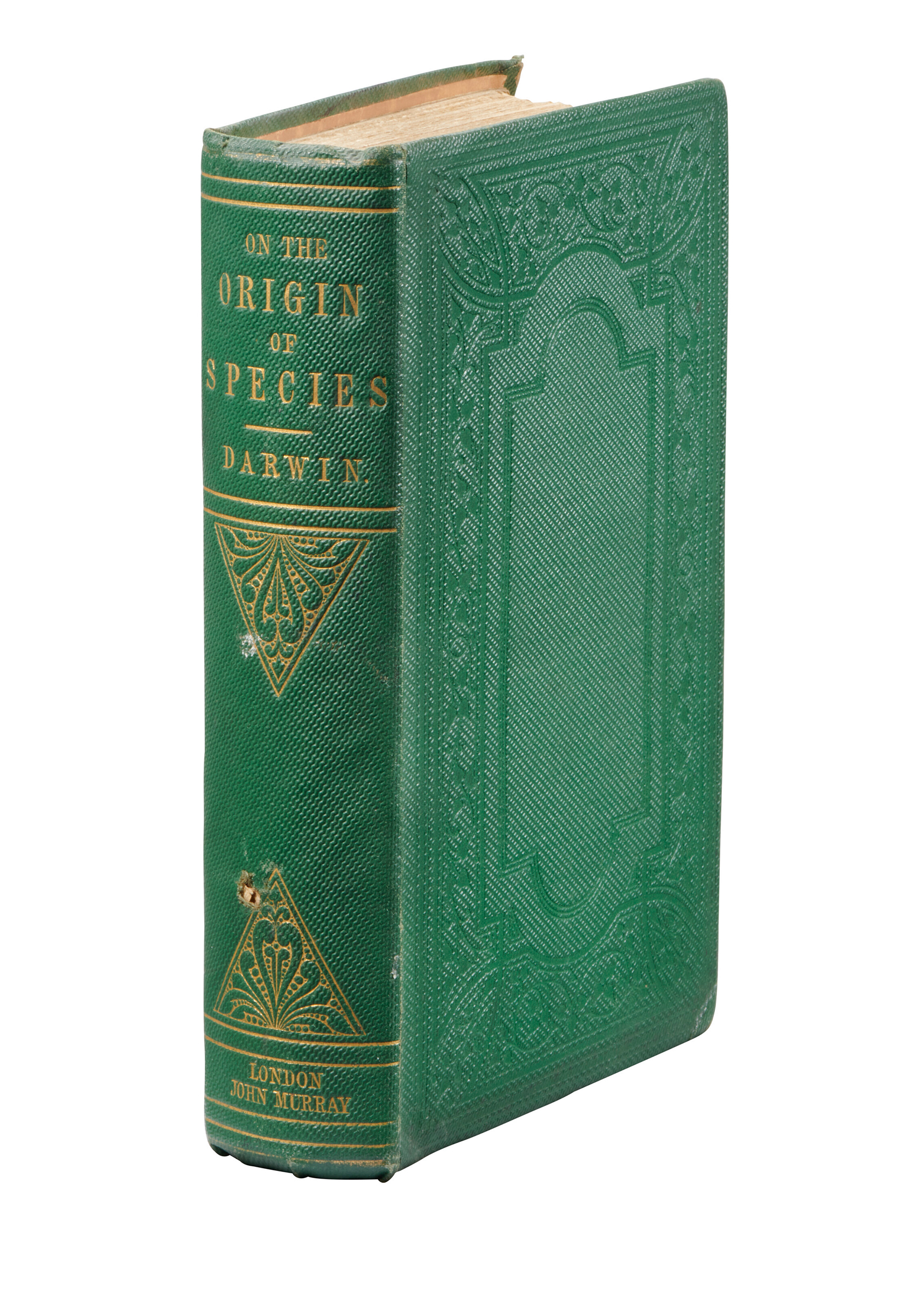 Darwin, Charles Robert (1809-1882), On the Origin of Species by Means of Natural Selection. London: John Murray, 1859. Sold for &pound;119,700 on 13 July 2022 at Christie&rsquo;s in London