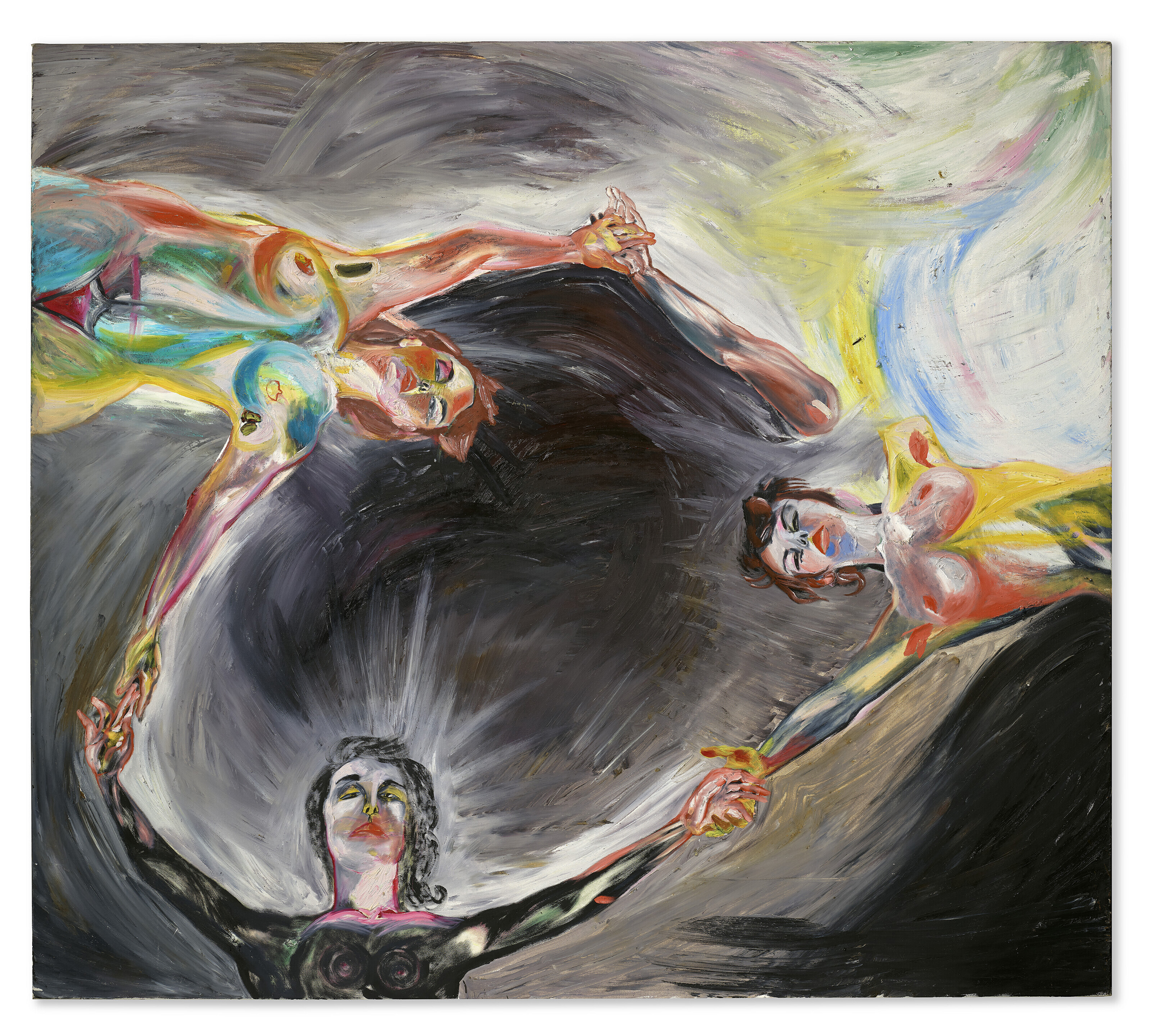 Francesco Clemente (b. 1952), The Fourteen Stations, No, II, 1981-1982. Oil and wax on linen. 79 x 88 in (198 x 233.5 cm). From Francesco Clemente: From the Collection of Thomas and Doris Ammann. © Francesco Clemente
