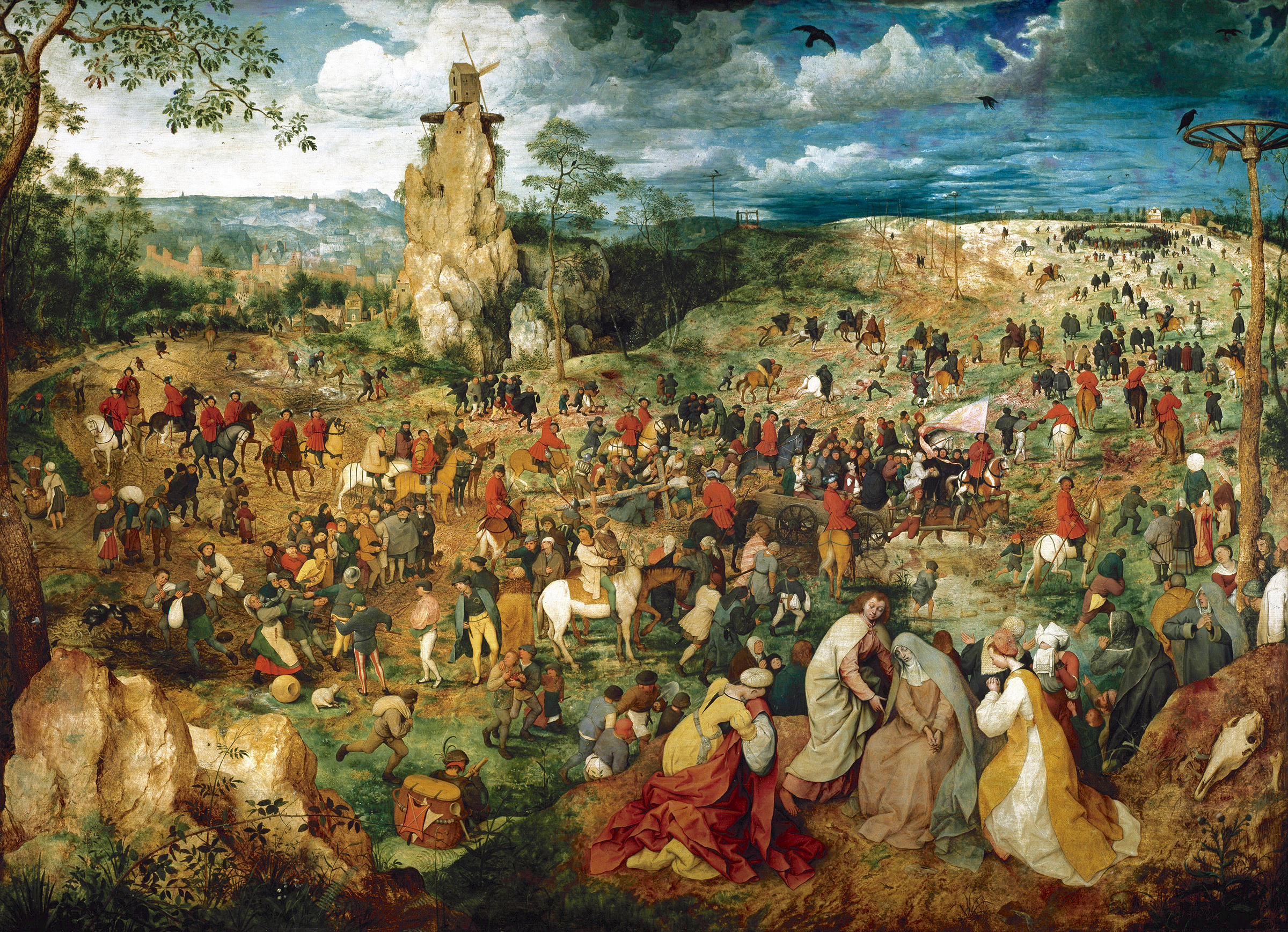 Pieter Bruegel the Elder, The Procession to Calvary, 1564. Kunsthistorisches Museum Wien, Gemäldegalerie. Photo: Bridgeman Images