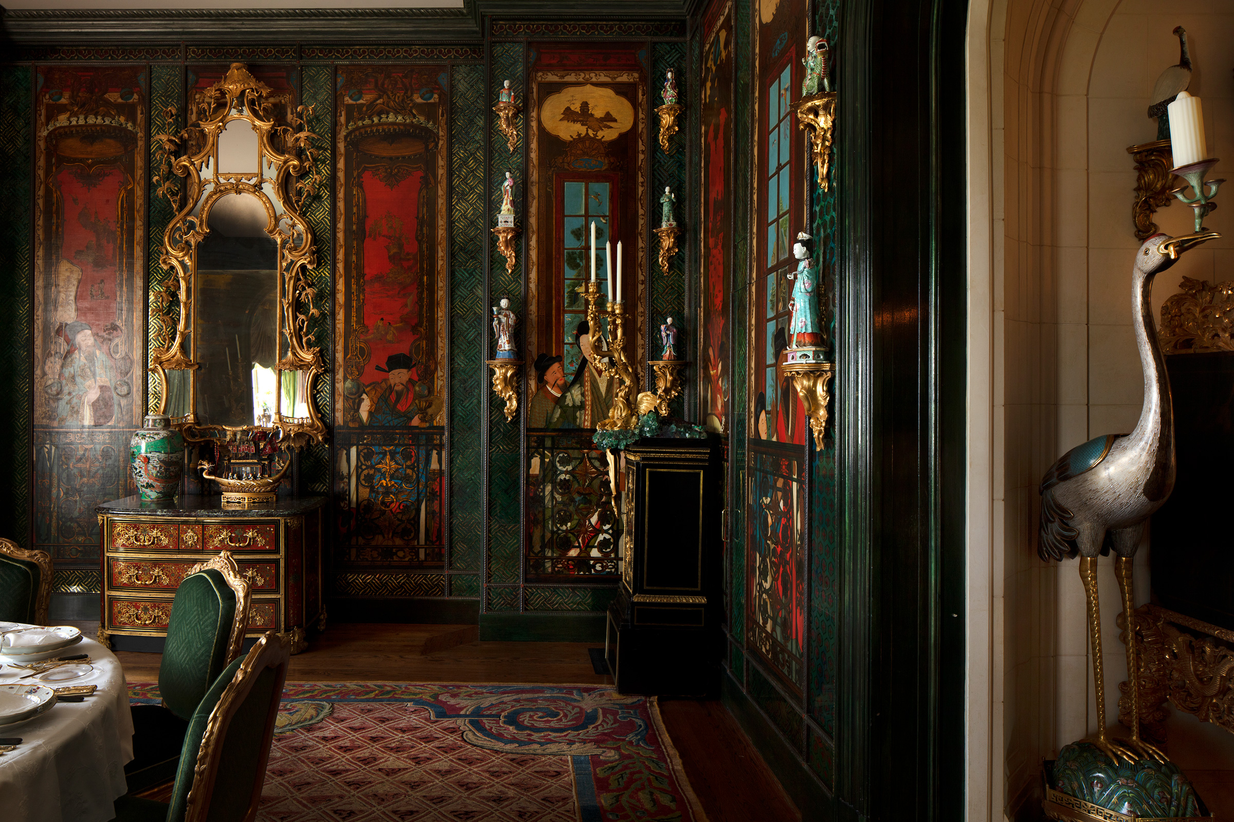 Installation view, the dining room of Ann and Gordon Getty’s San Francisco featuring works from The Ann & Gordon Getty Collection. Photograph © 2022, Visko Hatfield