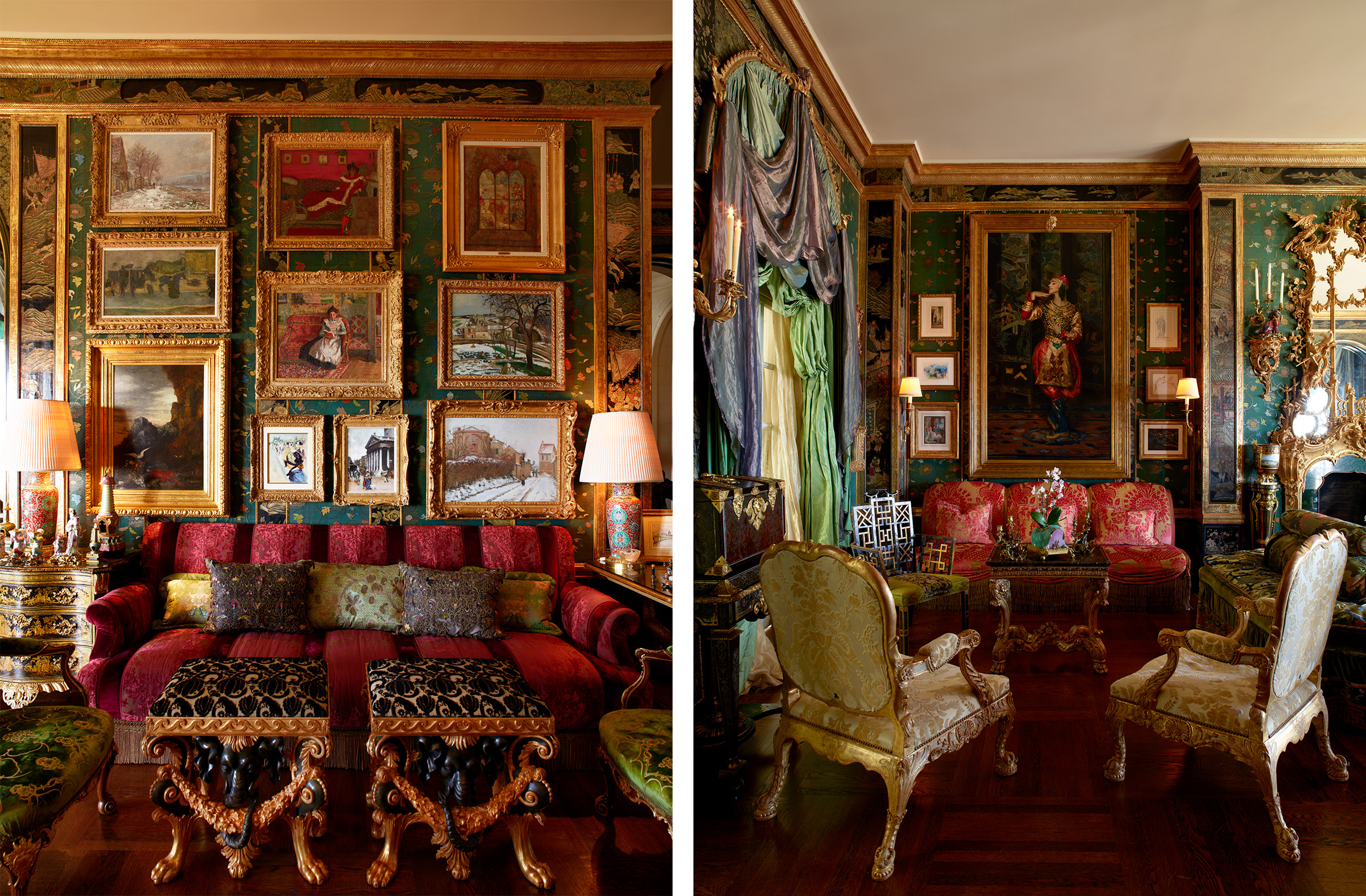 Installation view, the drawing room of Ann and Gordon Getty’s San Francisco featuring works from The Ann & Gordon Getty Collection. Photograph © 2022, Visko Hatfield