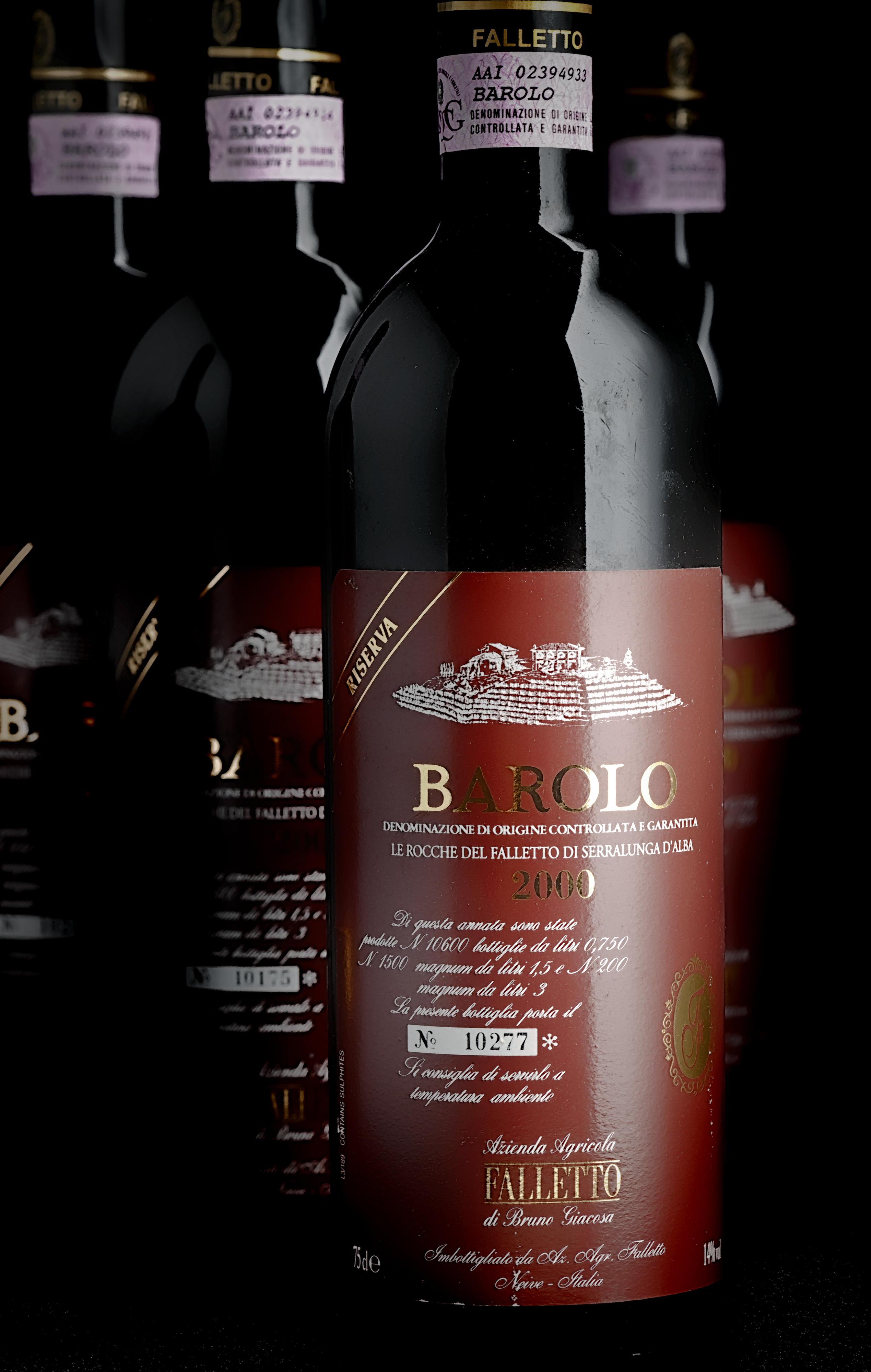 Bruno Giacosa, Barolo Rocche di Falletto Riserva 2000. 12 bottles per lot. Estimate: £5,500-7,000. Offered in Finest and Rarest Wines & Spirits: Featuring Exceptional Anniversary Offerings from Ridge Vineyards and Champagne Philipponnat on 1-2 December 2022 at Christie’s in London