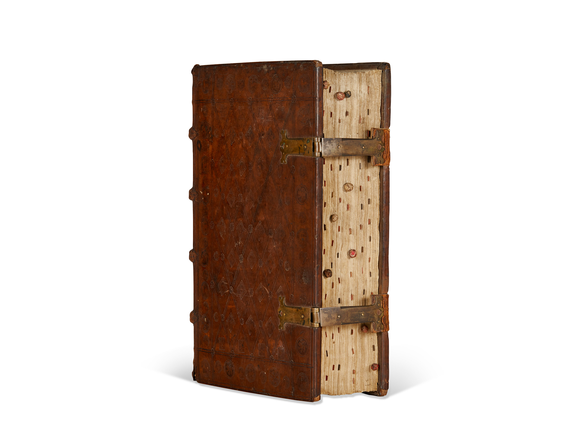 Johannes and Gregorius de Gregoriis de Forlivio for Benedictus Fontana, Aristotle's Opera, translated by John Argyropoulos et al, 1496. Sold for $63,000 in Fine Printed Books and Manuscripts on 7 December 2022 at Christie’s Online