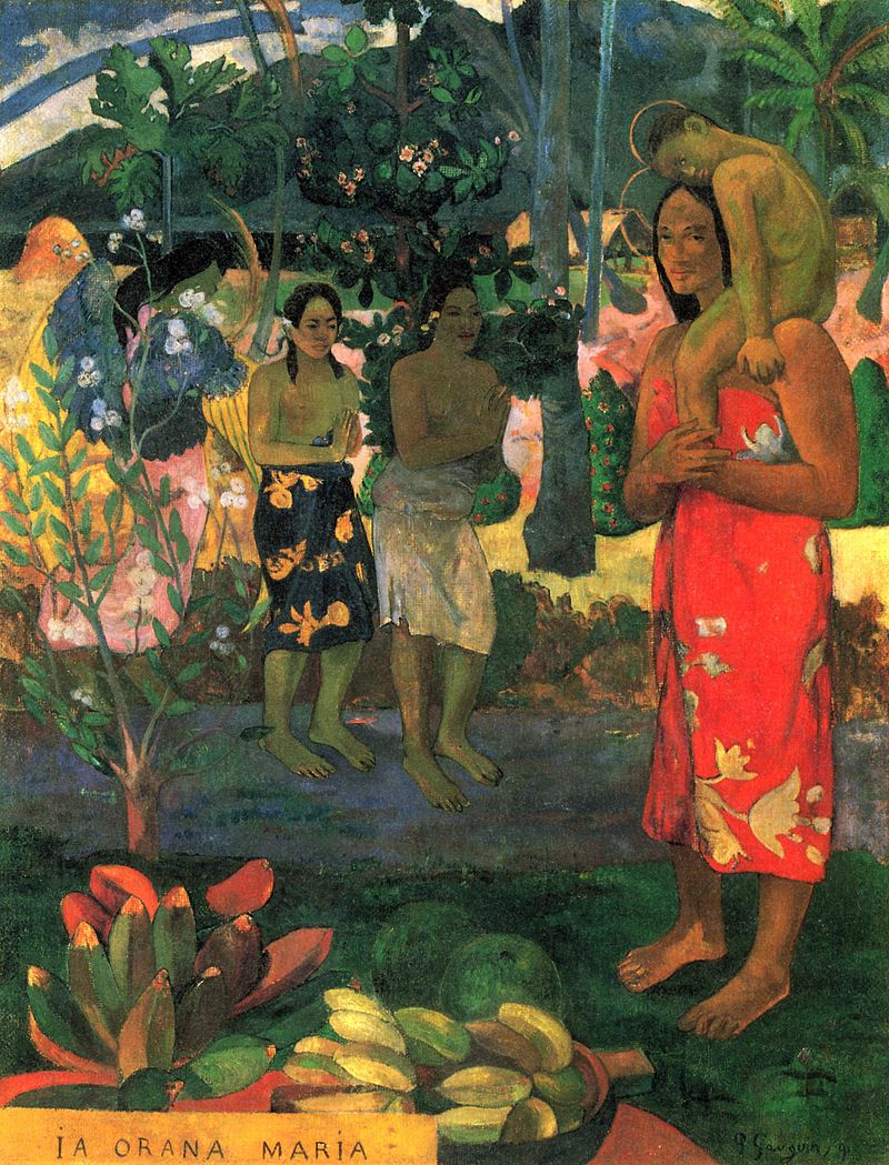Paul Gauguin, Ia Orana Maria (Hail Mary), 1891. The Metropolitan Museum of Art, New York