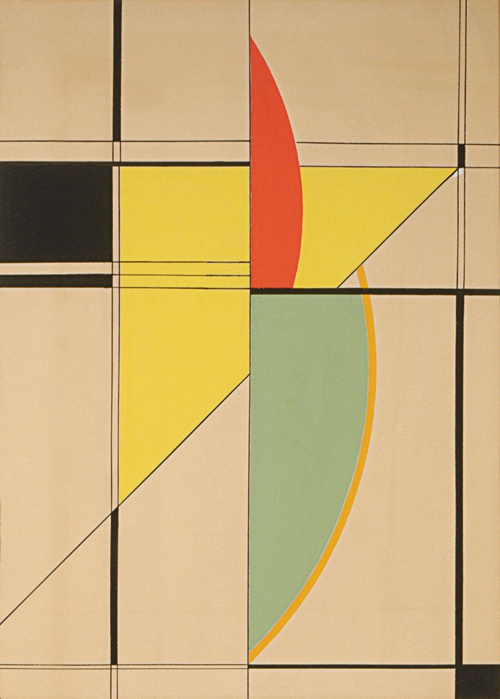 Nicolaas Warb (1906-1957), Untitled, 1949. Gouache and pencil on paper. 23 x 17¾ in (58.4 x 45.1 cm). Sold for $3,000 on 2 July 2008 at Christie’s in New York