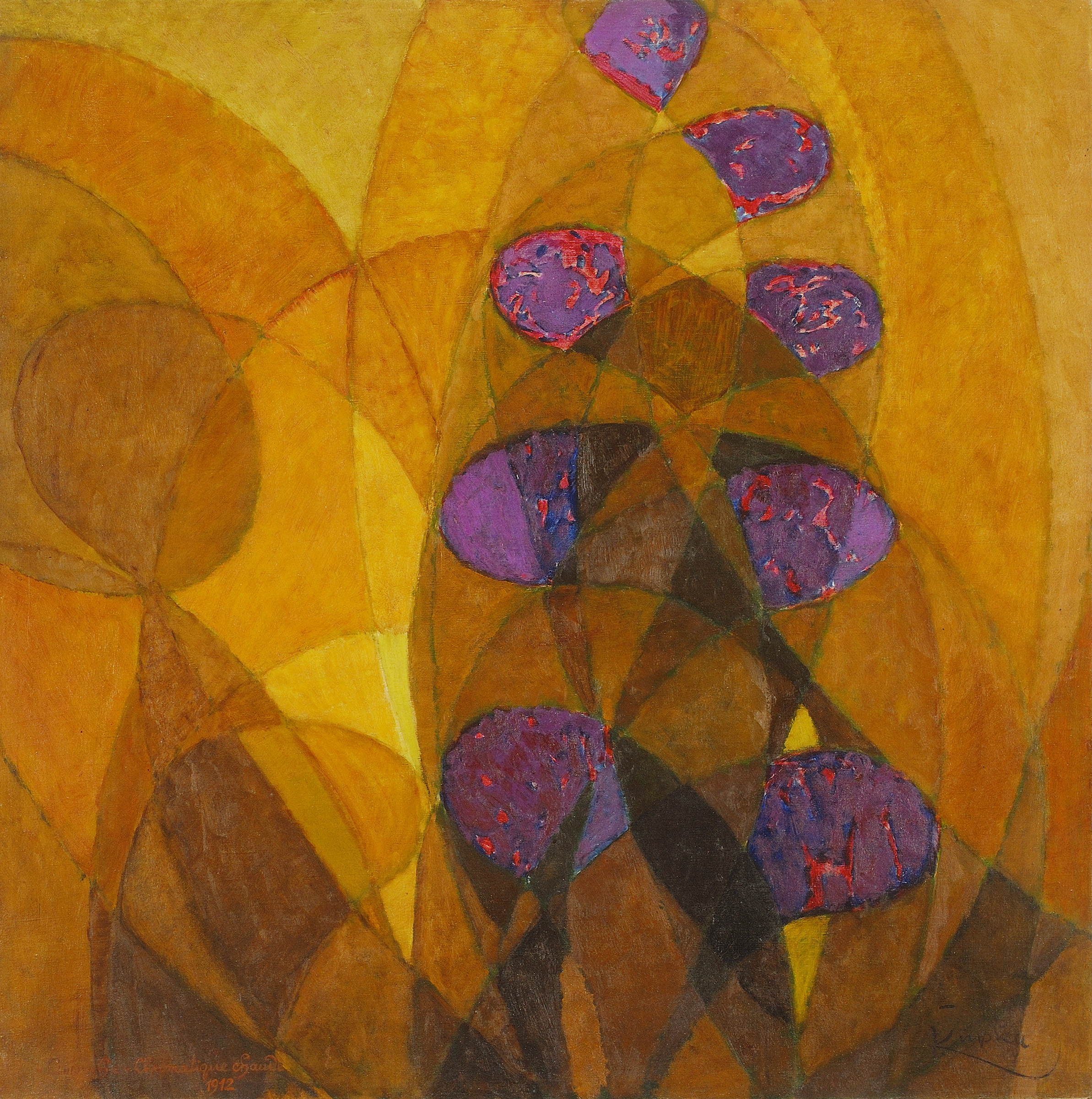 One of the first abstract paintings ever exhibited, Amorpha, Warm Chromatic, 1911-12, by Frantisek Kupka