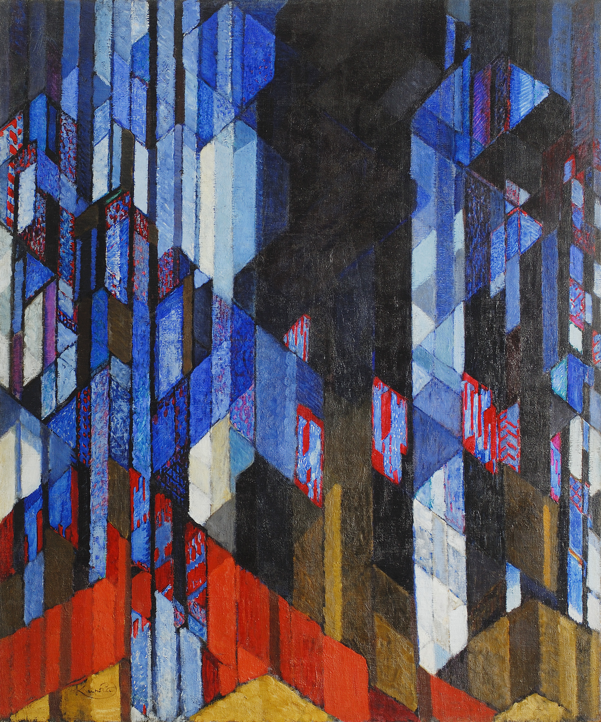 Frantisek Kupka, The Cathedral, 1912-13, Museum Kampa - The Jan and Meda Mladek Foundation