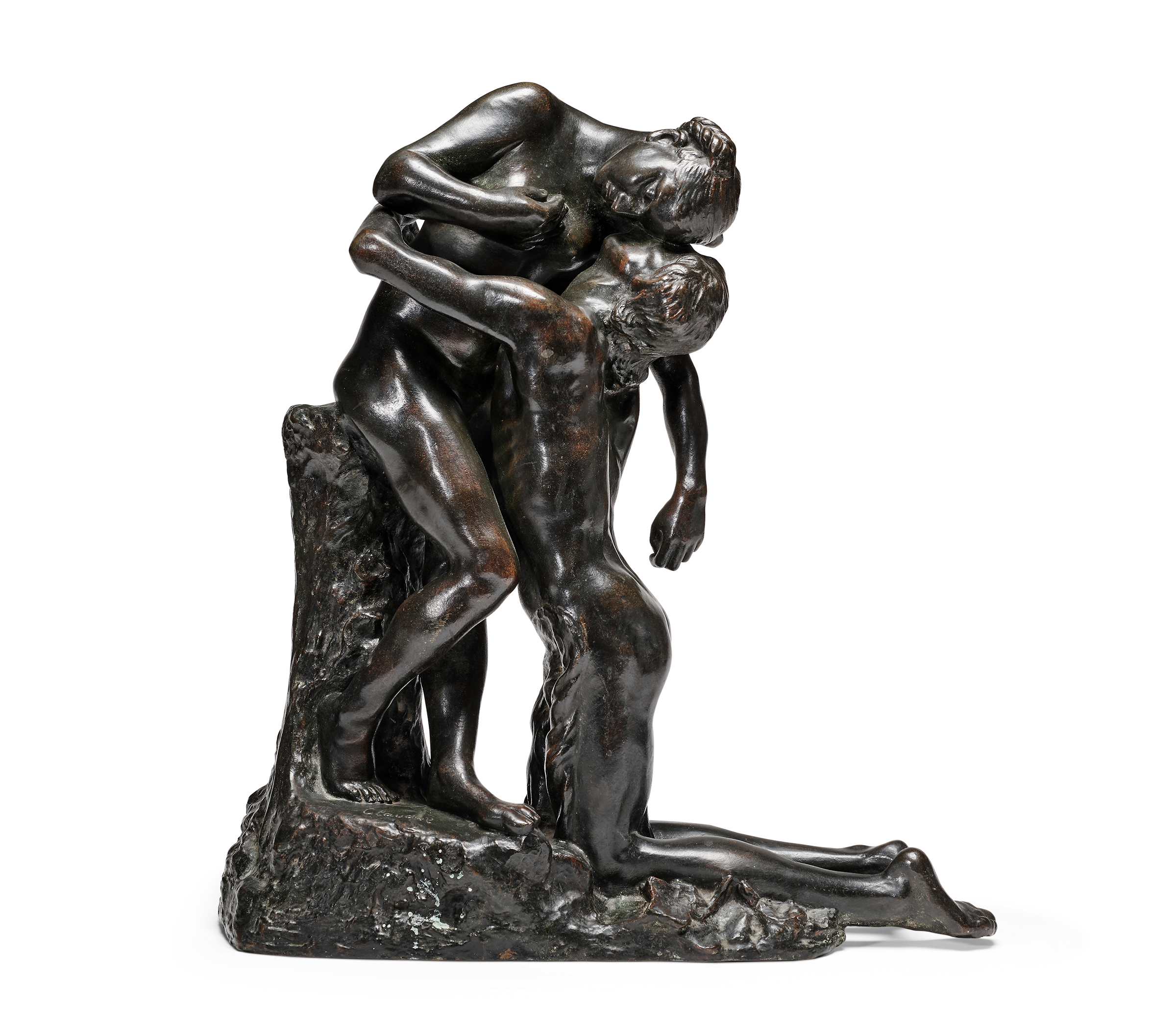 Camille Claudel (1864-1943), L’Abandon, conceived in 1888. Bronze with dark brown patina. Height: 16⅞ in (42.8 cm). Cast in bronze by Eugène Blot, Paris, in 1905. Sold for £831,600 on 3 March 2023 at Christie’s in London