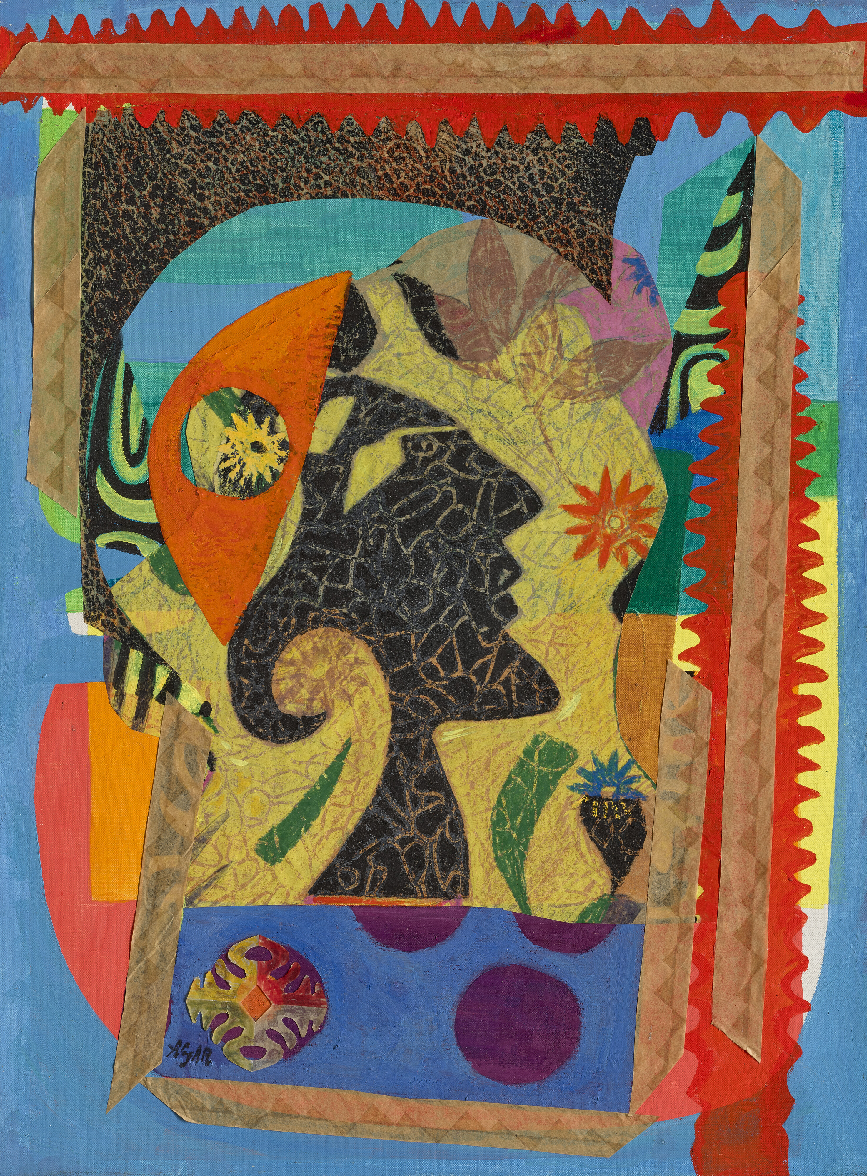 Eileen Agar (1899-1991), Poppy Seed, 1964. Oil, acrylic, pastel and collage on canvas. 24 x 18 in (61 x 45.7 cm). Sold for £40,320 on 22 March 2023 at Christie’s in London