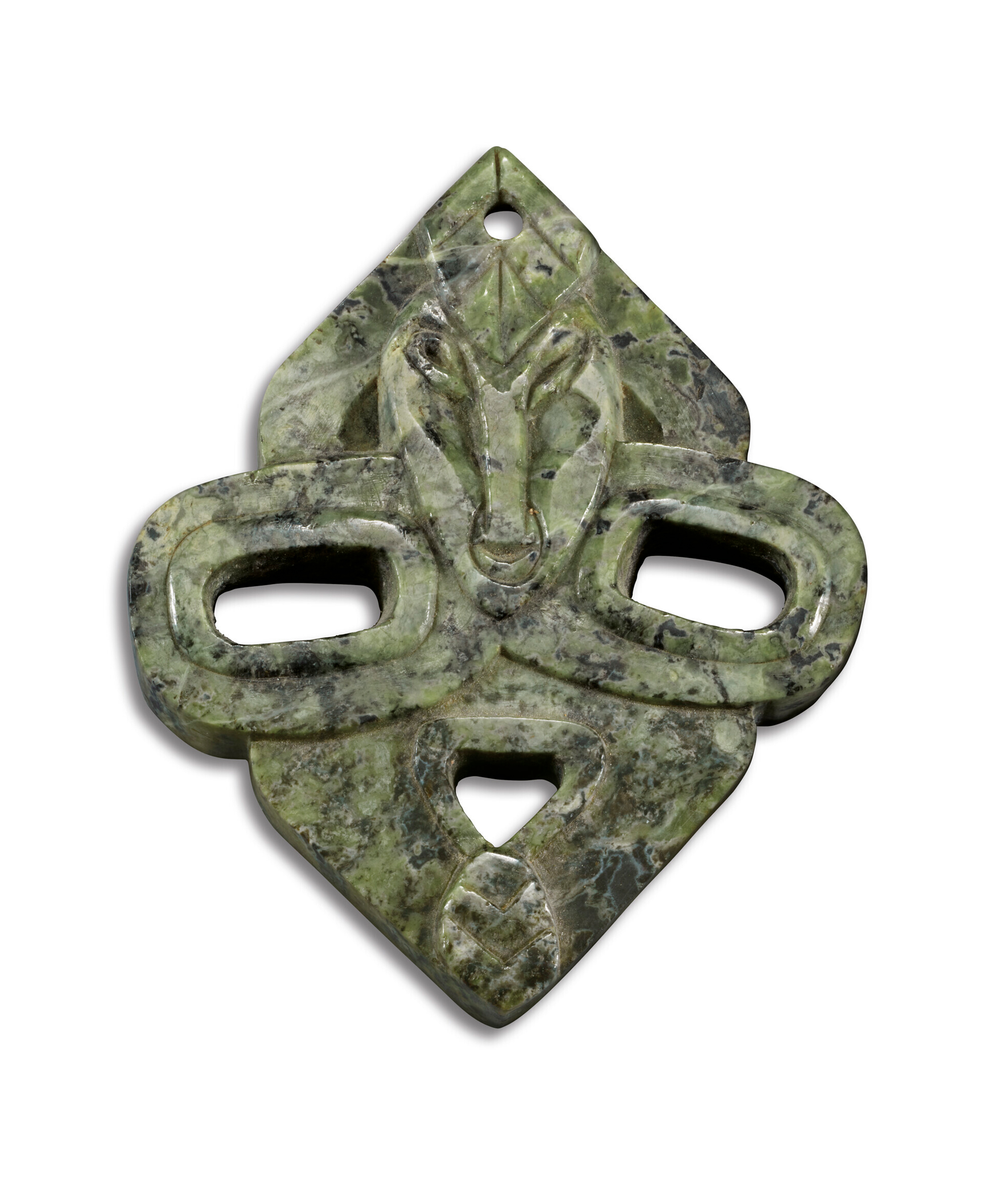 Henri Gaudier-Brzeska (1891-1915), Charm, 1914. Irish green marble. 4&frac14; in (10.8 cm) high. Sold for £113,400 on 21 March 2023 at Christie’s in London