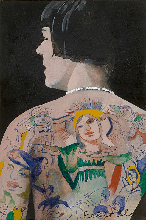 Sir Peter Blake, Tattooed Woman 5, 2015