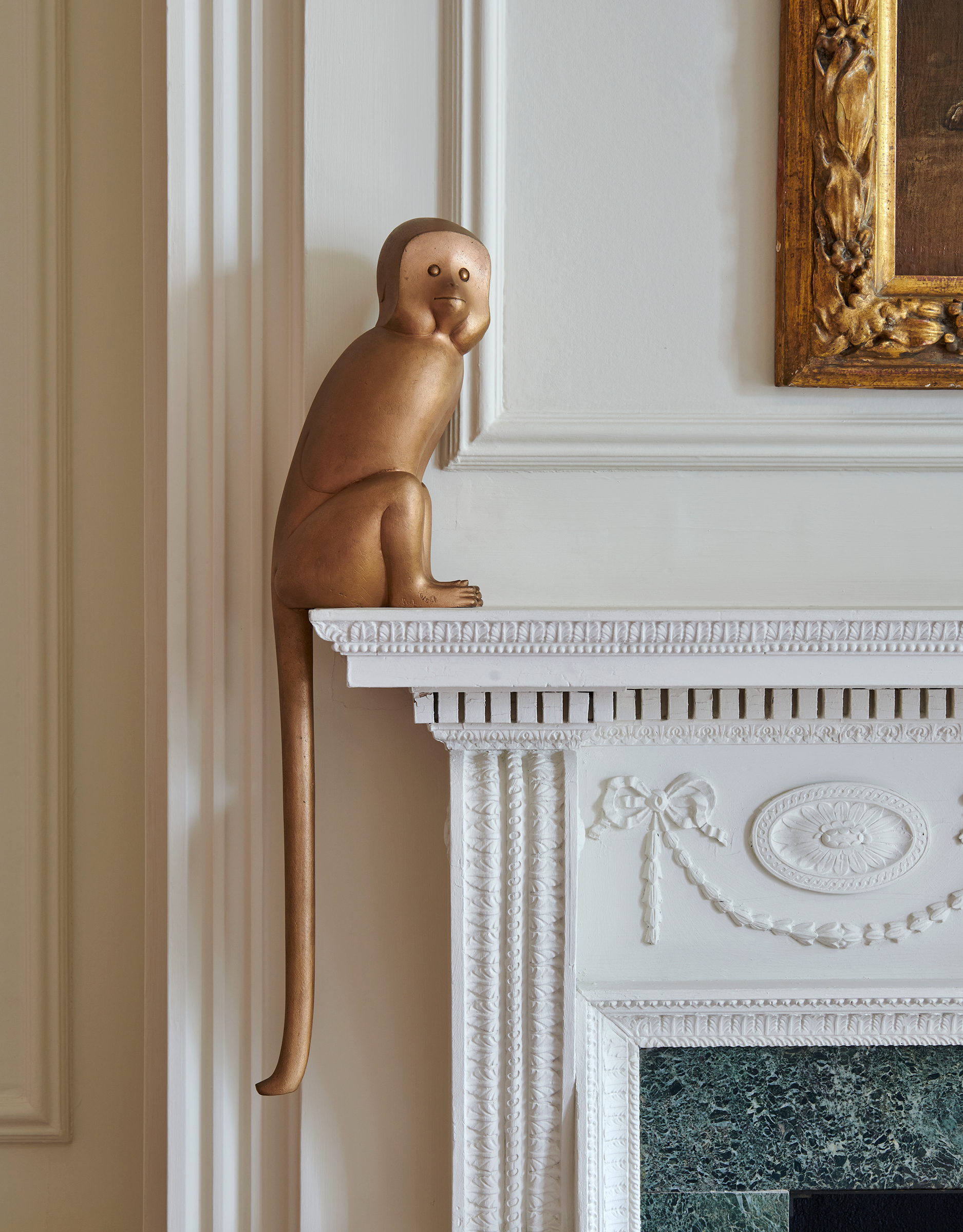 François-Xavier Lalanne (1927-2008), Singe Alternatif SIII, 2007. Gilt bronze. Executed in 2007. 29⅜ x 6¼ x 7⅞ in (74.5 x 16 x 20 cm). Sold for £1,250,000 on 8 June 2023 at Christie’s in London