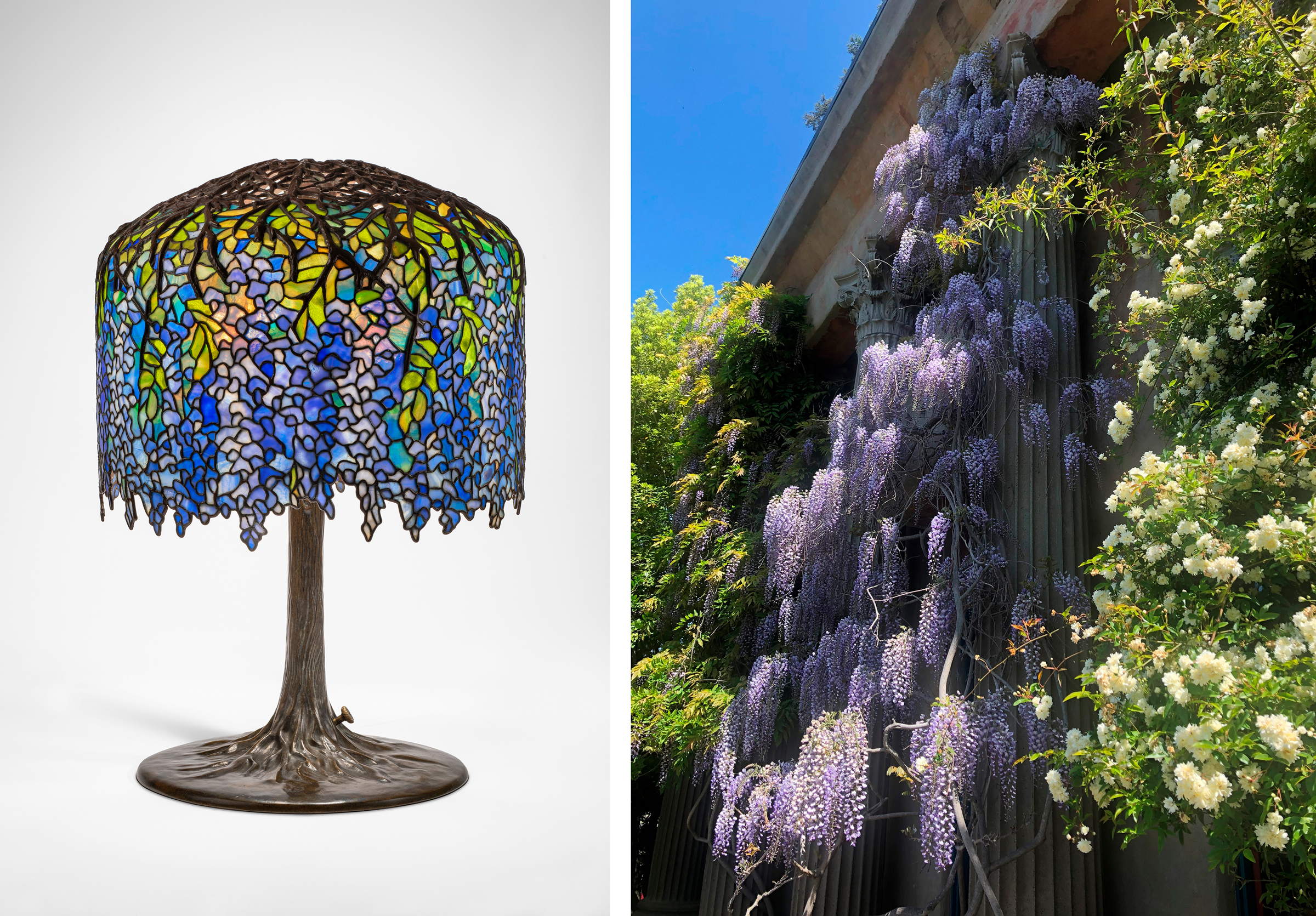 TIFFANY STUDIOS, 'Wisteria' Table Lamp, circa 1903 | Christie's