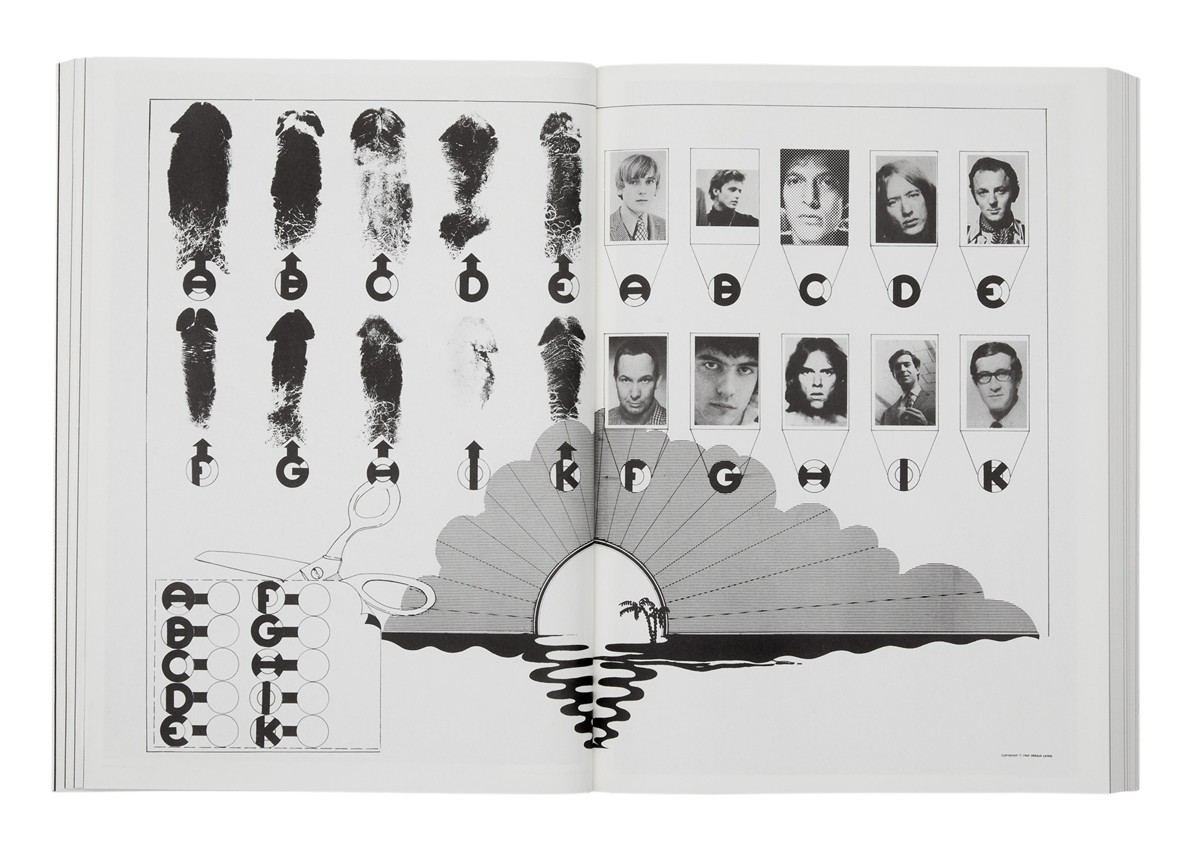 Newspaper magazine, with artwork by the British Pop artist Gerald Laing