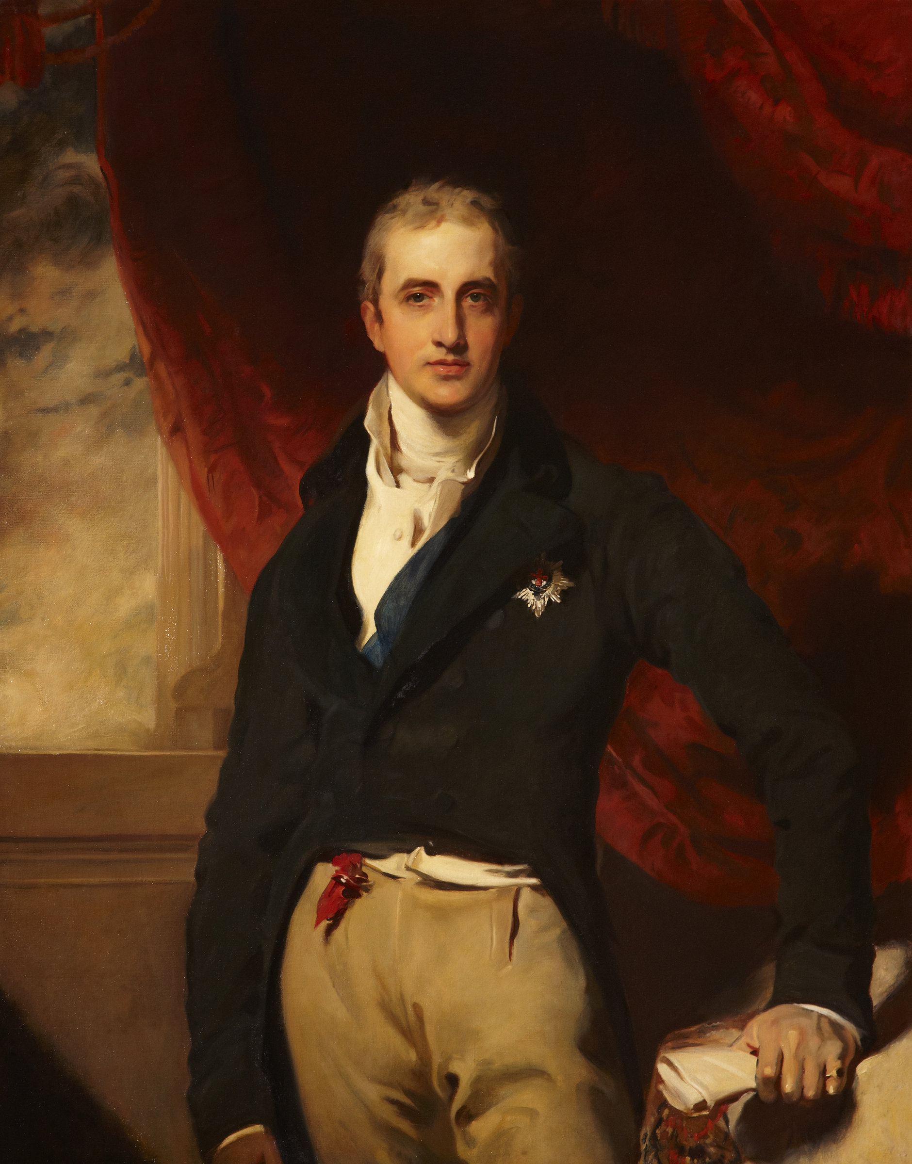 After Thomas Lawrence, Robert Stewart, Viscount Castlereagh and 2nd Marquess of Londonderry. Oil on canvas. 126.4 x 99.7 cm. Mount Stewart House & Garden, County Down, Northern Ireland. Photo: National Trust Photographic Library / Bridgeman Images
