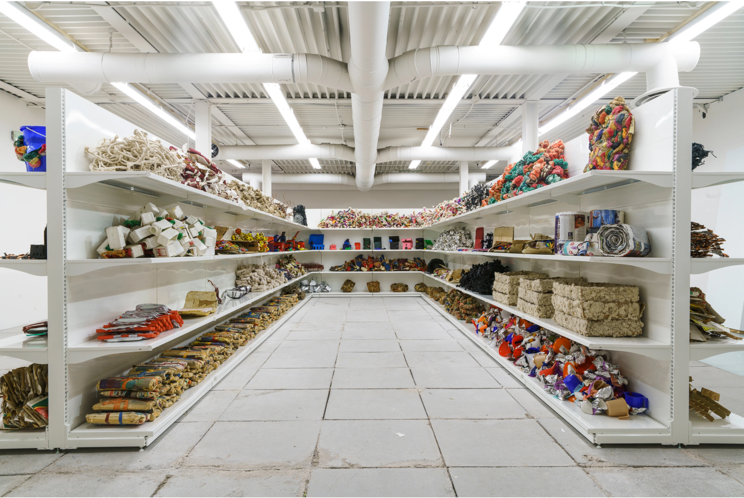 Installation view, Hassan Sharif Studio (Supermarket), 1990-2016, from the 57th International Art Exhibition at the 2017 Venice Biennale. Photo: Andrea Avezzu. Courtesy La Biennale di Venezia