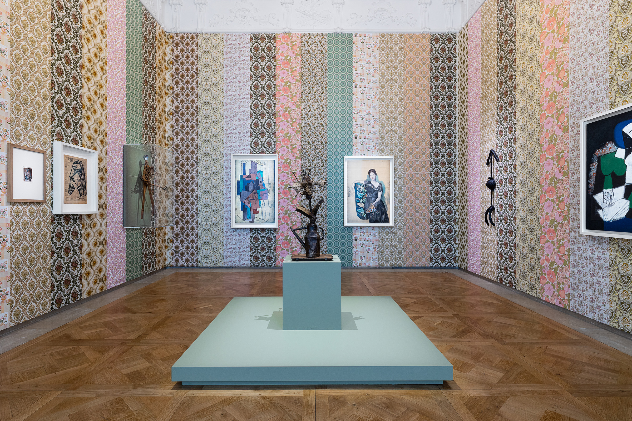 An installation view of Picasso Celebration: The Collection in a New Light. Photo: © Musée National Picasso-Paris, Voyez-Vous (Vinciane Lebrun). © Succession Picasso/DACS, London 2023