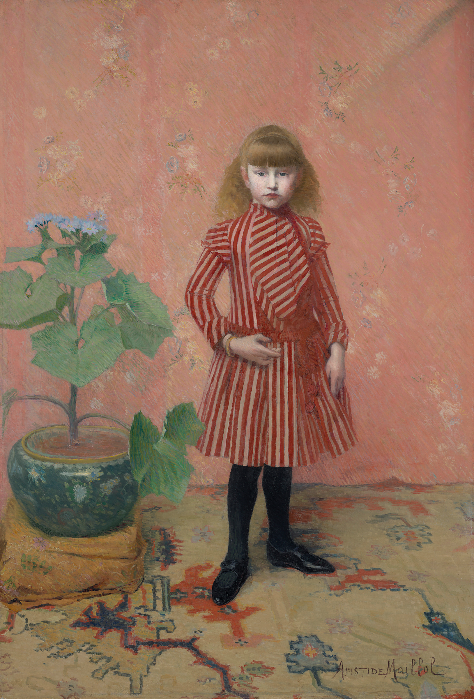 Aristide Maillol, Portrait de Mademoiselle Jeanne Faraill, 1888-89