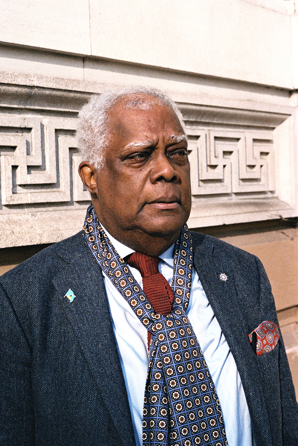 Winston Branch at the Royal Academy of Arts in London, February 2023. Photo: courtesy of Cedric Bardawil