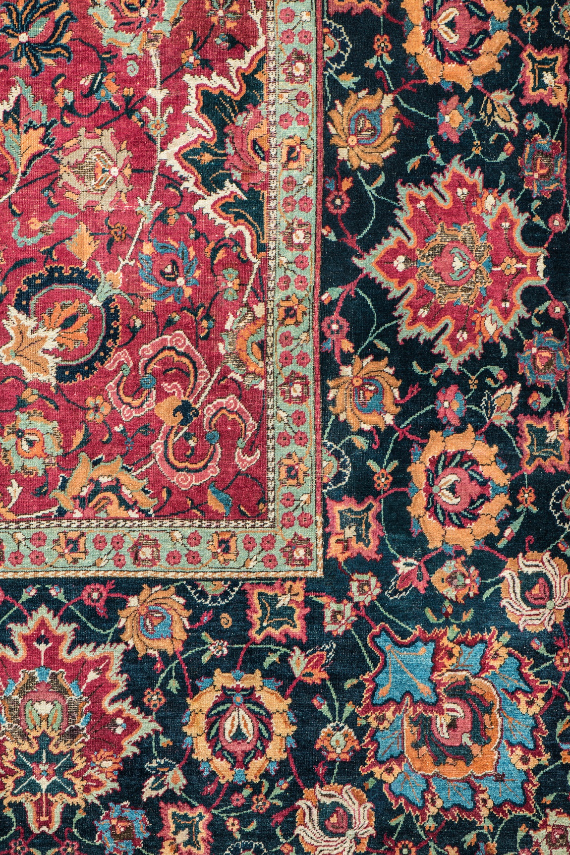 Christies The Baron Edmond James de Rothschild Royal Safavid carpet