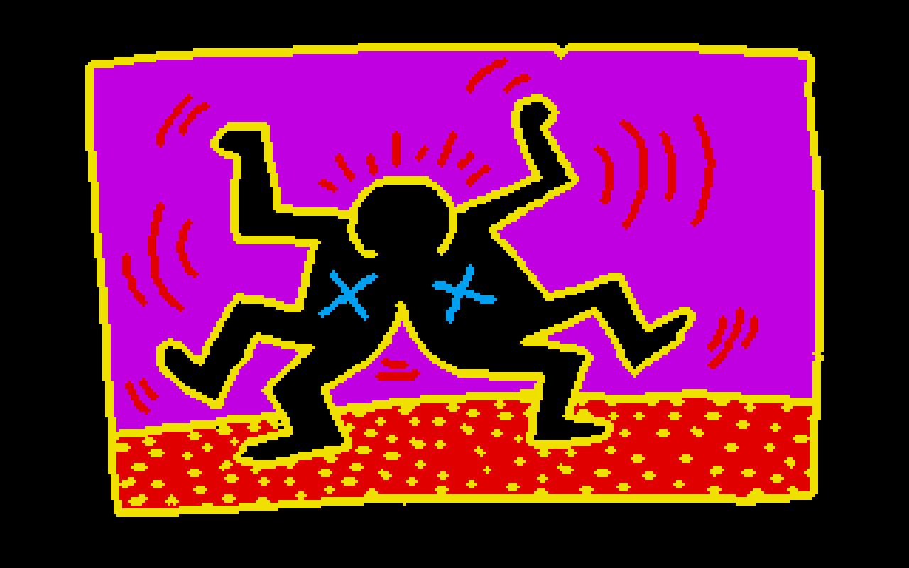 Keith Haring (1958-1990), Untitled #2, April 16, 1987. Non-fungible token (PICT, PNG and SVG). Executed in 1987 and minted in September 2023. Estimate: $300,000-500,000. Offered in Keith Haring: Pixel Pioneer from 12-20 September 2023 at Christie's online. © Keith Haring Foundation