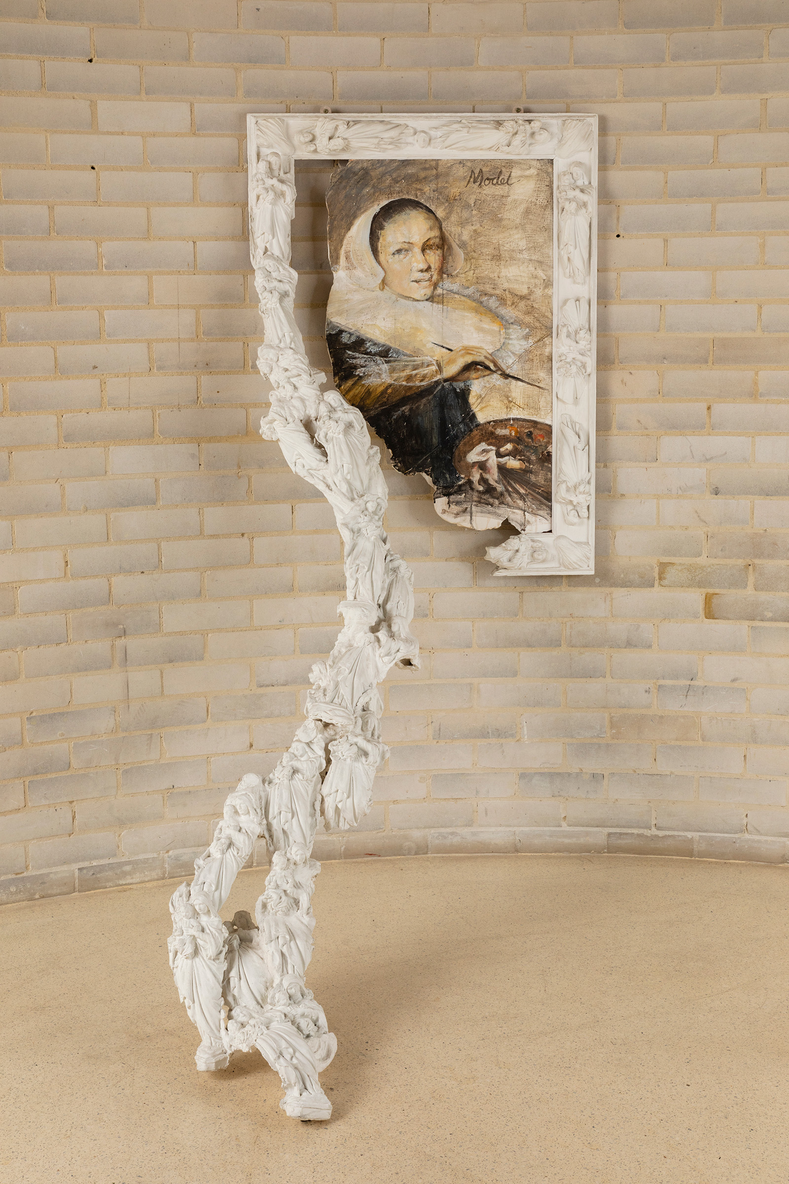 Rose Garrard, Models Triptych: Madonna Cascade, 1982, The Women's Art Collection, Cambridge
