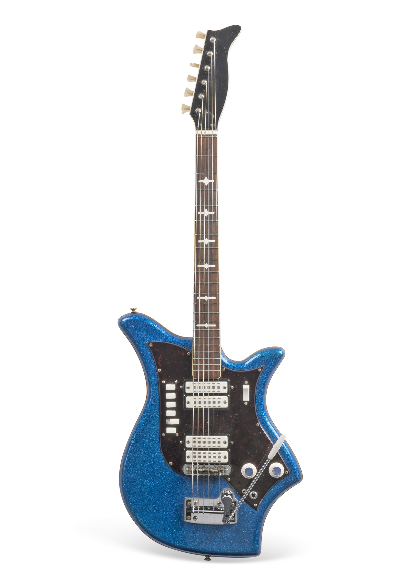Eko Music Group, Recanati, Italy, circa 1960s. A solid-body electric guitar, Eko 700 V4, offered in The Mark Knopfler Guitar Collection on 31 January 2024 at Christie's in London