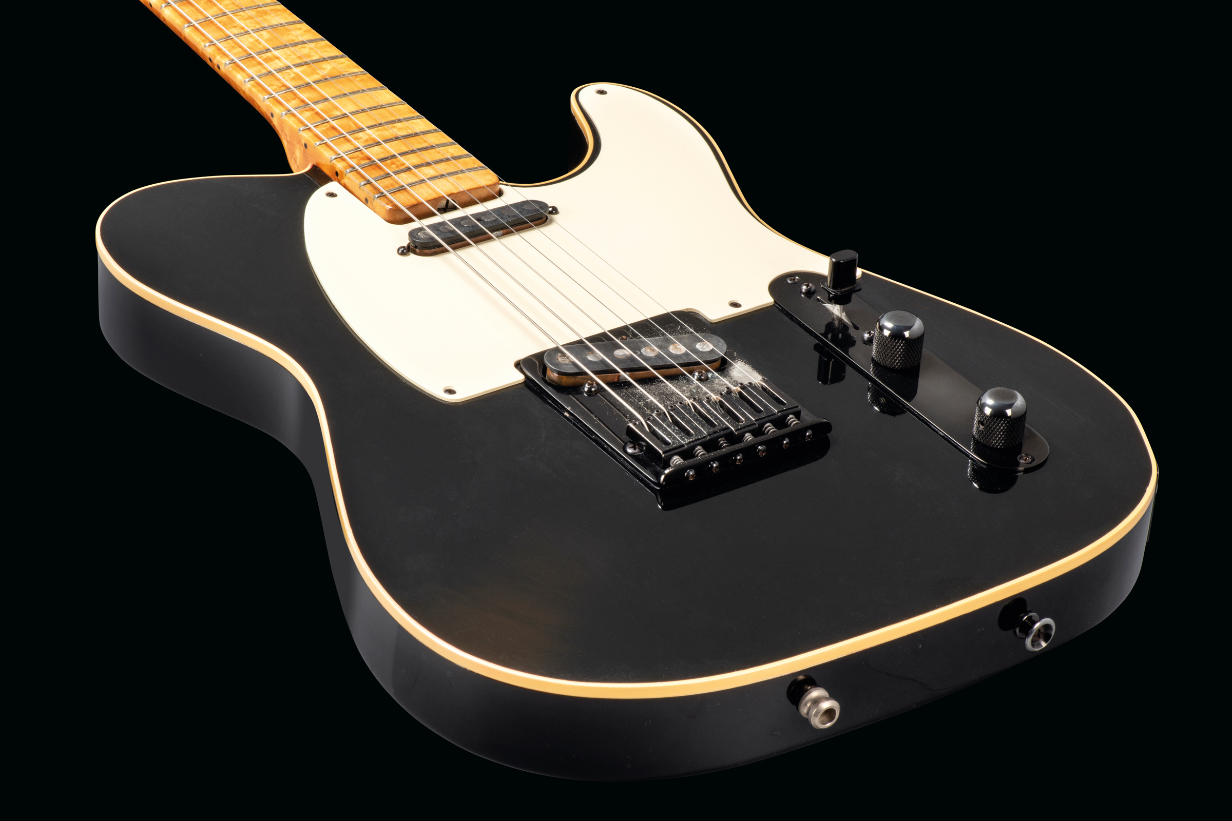 Schecter Guitar Research, Van Nuys, California, 1980. A solid-body electric guitar, in the manner of a Telecaster custom, offered in The Mark Knopfler Guitar Collection on 31 January 2024 at Christie's in London