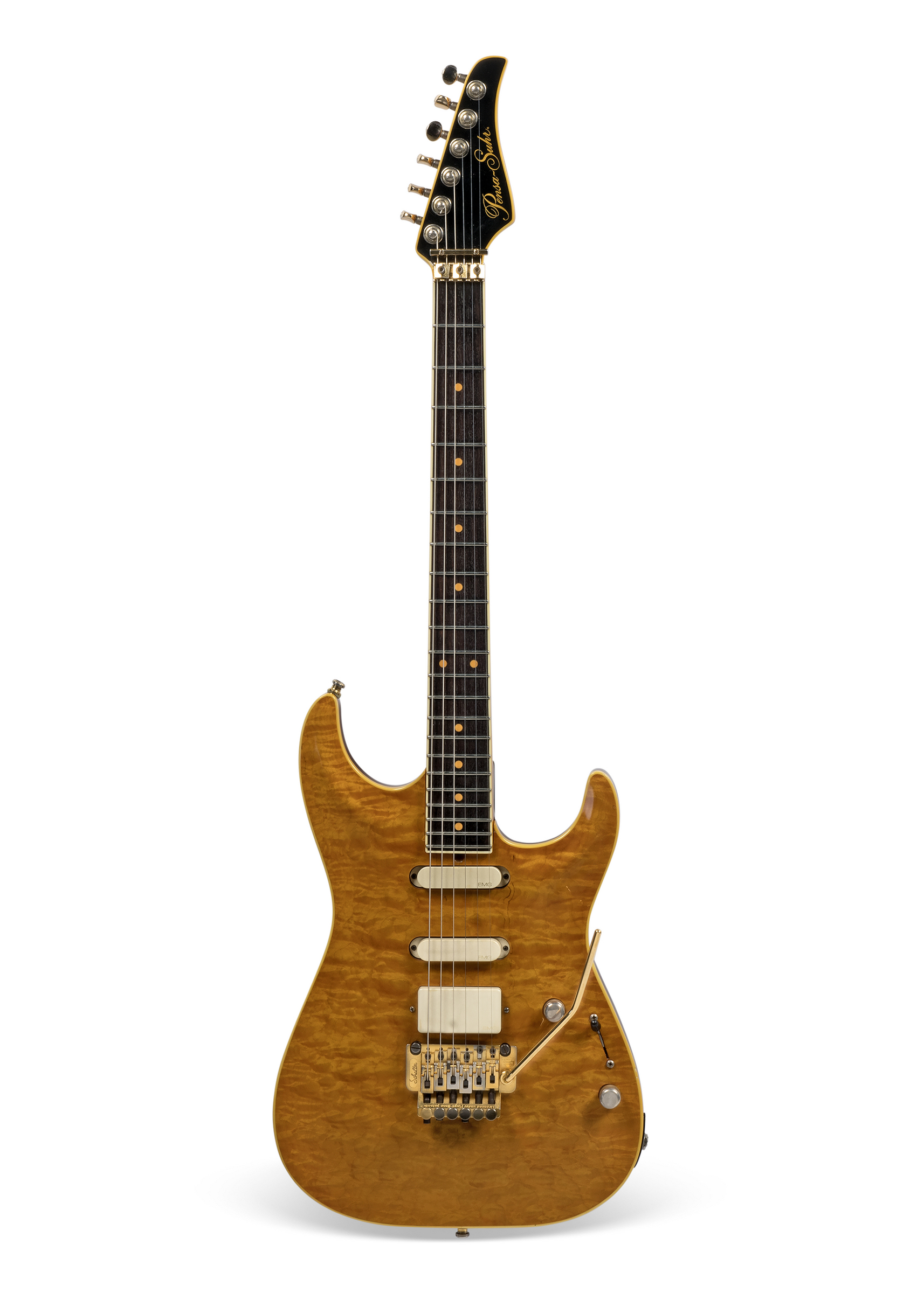 Pensa-Suhr, New York, circa 1988. A solid-body electric guitar, MK-1, offered in The Mark Knopfler Guitar Collection on 31 January 2024 at Christie's in London