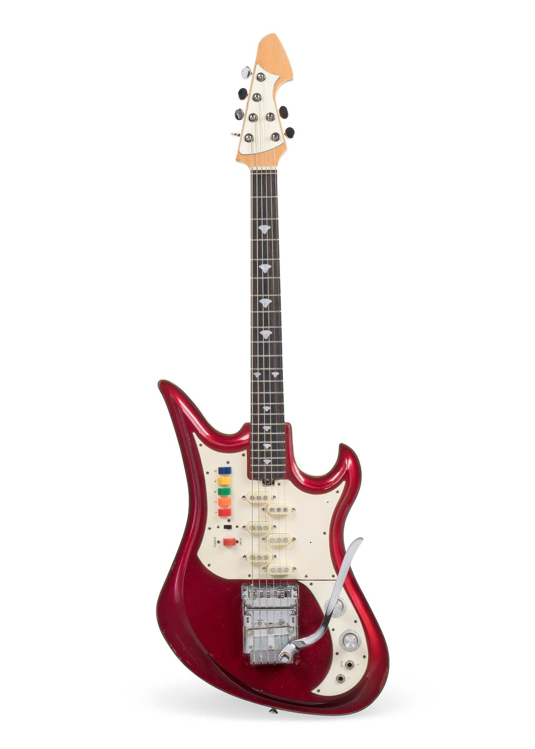 Teisco, Japan, circa 1966-69. A solid-body electric guitar, Spectrum 5, offered in The Mark Knopfler Guitar Collection on 31 January 2024 at Christie's in London