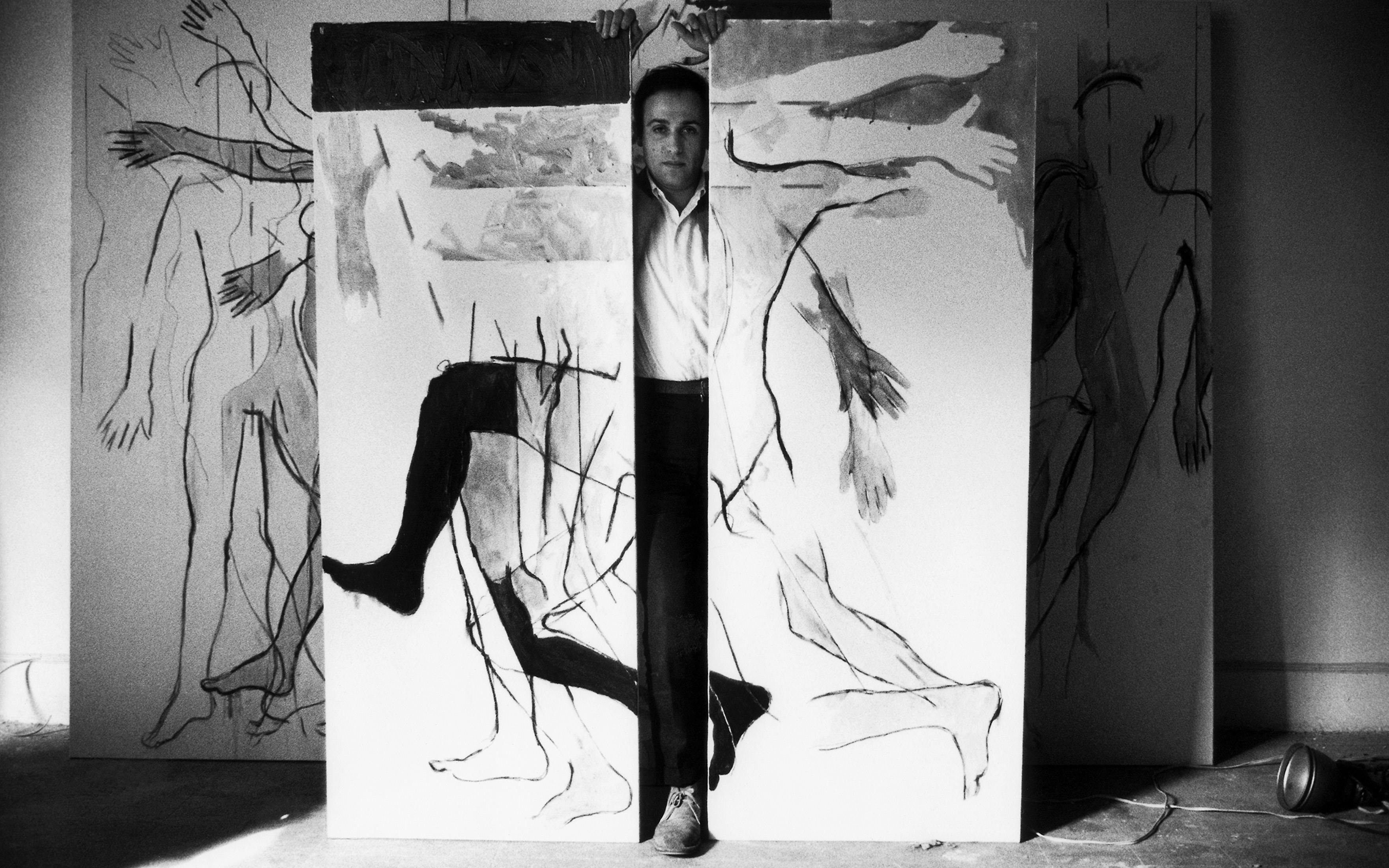 Mario Schifano in 1967, photographed by Ugo Mulas