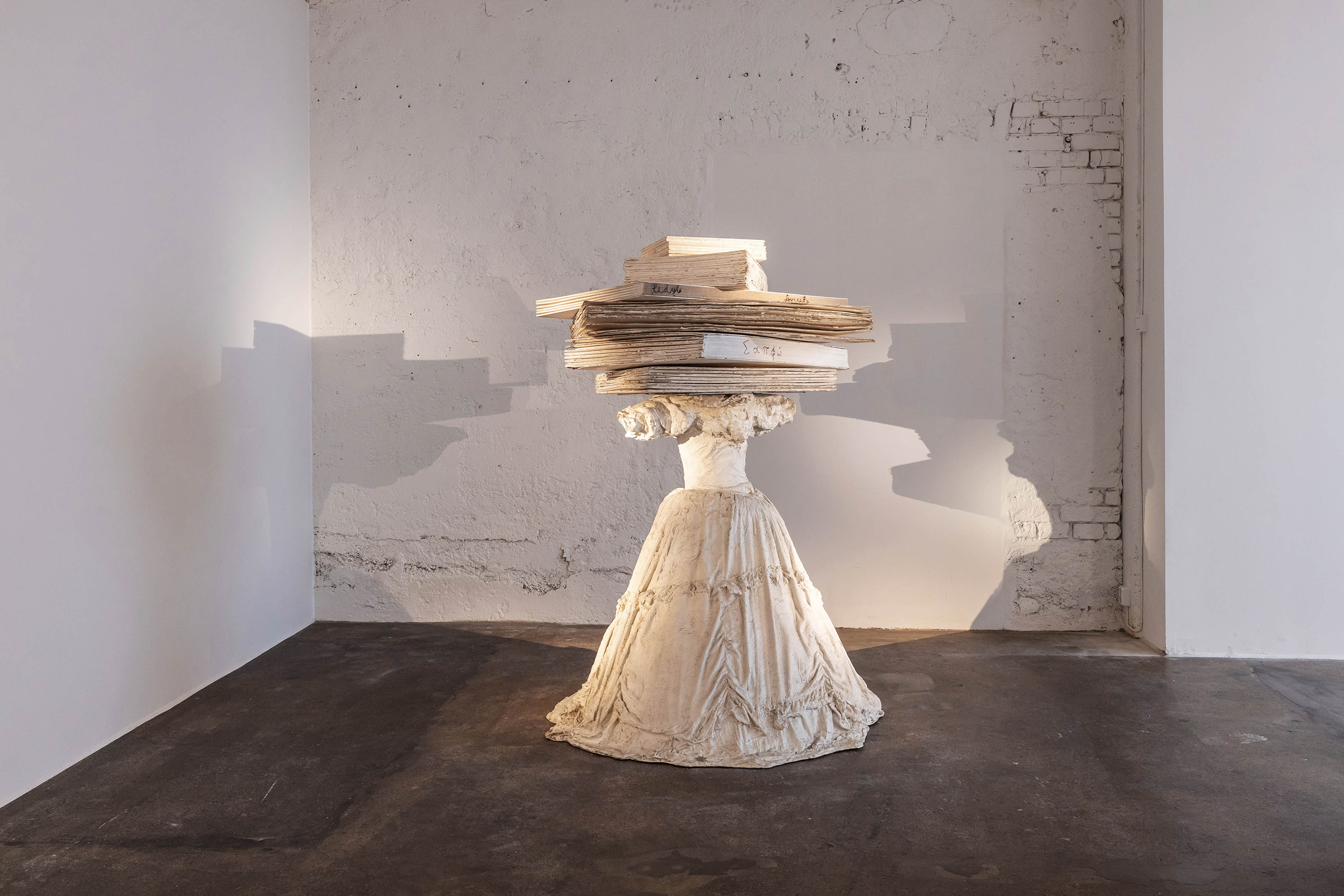 Anselm Kiefer, Sappho, Praxilla, Korinna, Moiro, Hedyle, Anyte, Myrtis, Telesilla, Nossis, 2022, on view at the Stahl Collection, Sweden