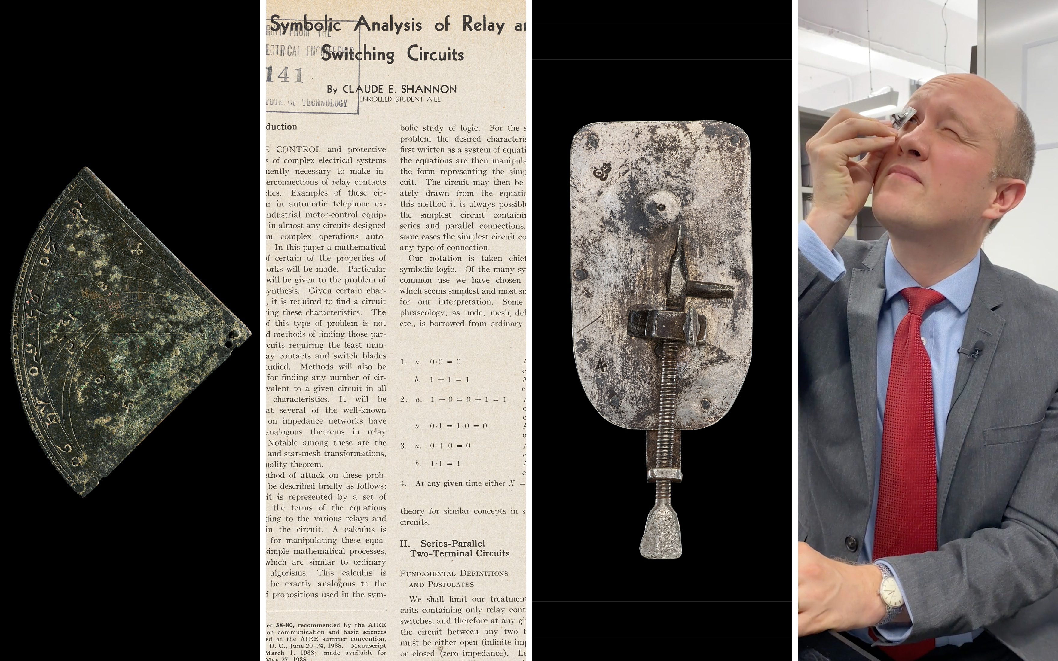 The horary quadrant, the thesis and the microscope 'each represent a seismic shift in terms of scientific knowledge', according to specialist James Hyslop. They are offered at Christie's on 13 December 2023