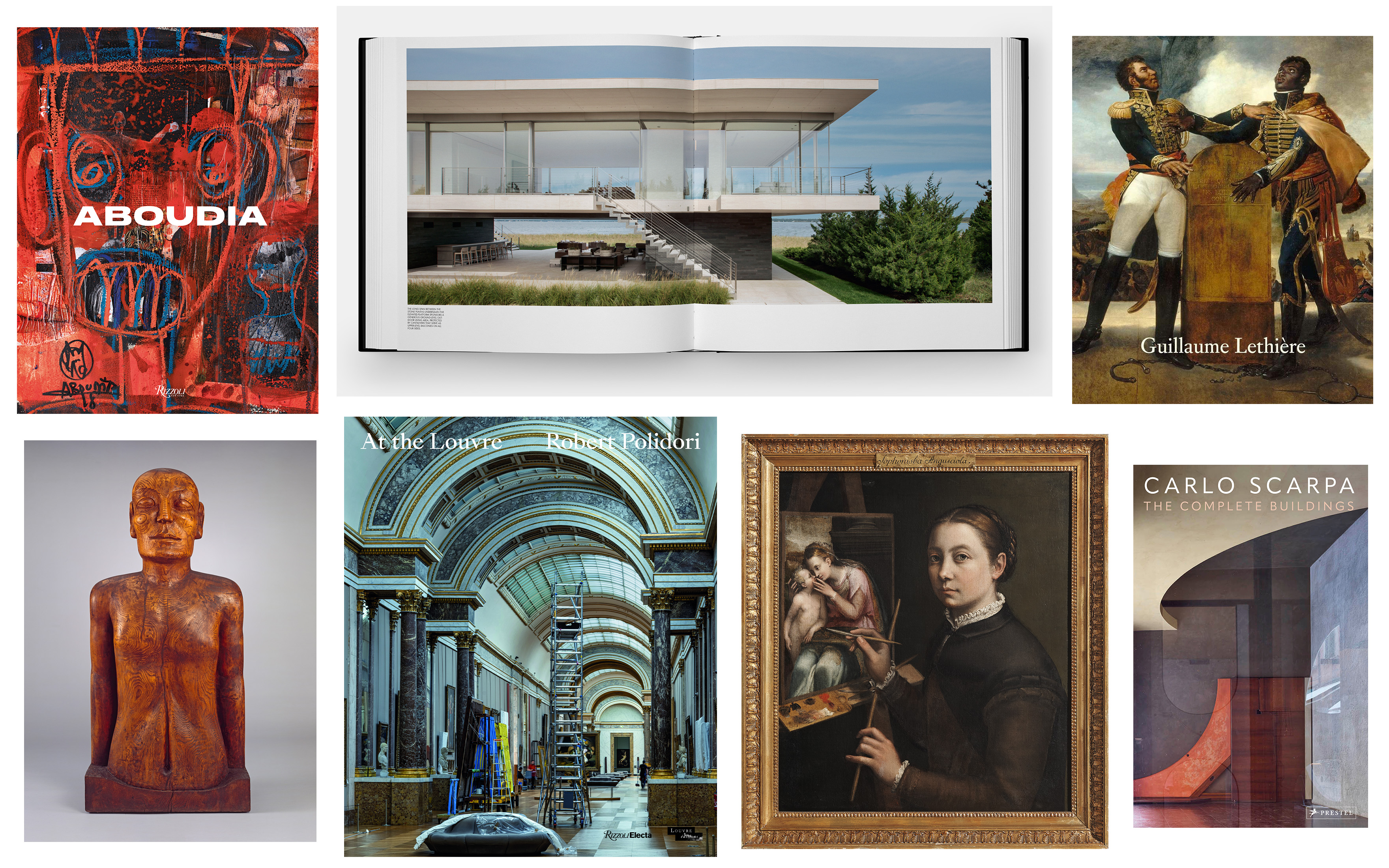 Best art books appearing in early 2024, with subjects ranging from Anguissola to Aboudia via Sanyu and Scarpa