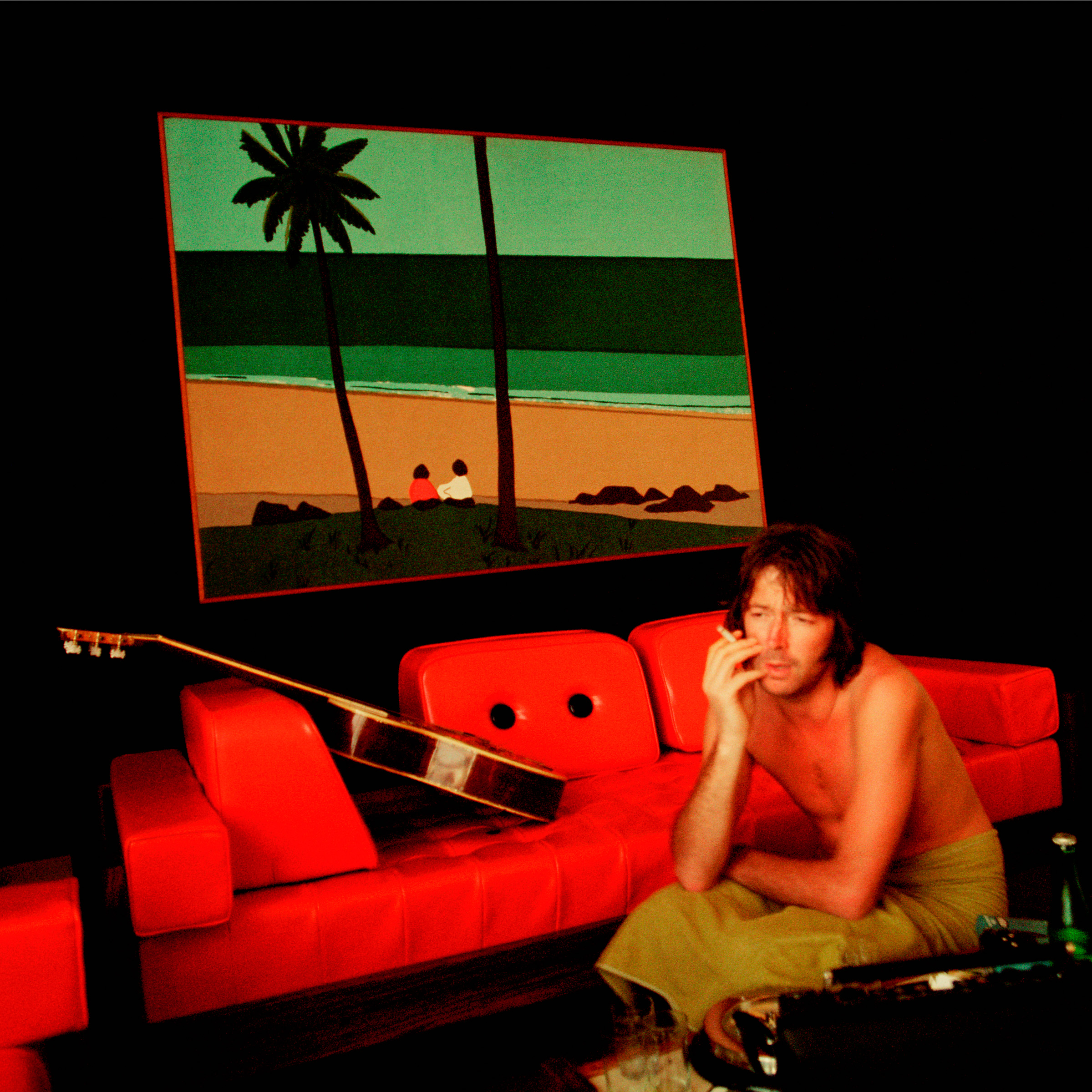 Pattie Boyd (b. 1944), Eric Clapton, Another Hotel Room, 1974. Chromogenic print. 24 x 36 in (61 x 91.5 cm). Estimate: £1,000-1,500. Offered in The Pattie Boyd Collection, 8-22 March 2024 at Christie’s Online