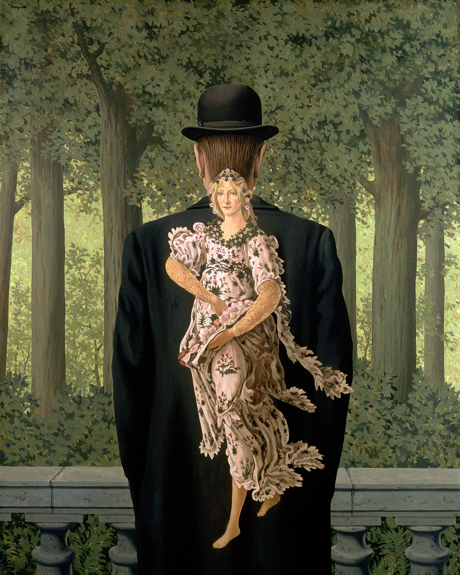 Rene Magritte, Le bouquet tout fait (The Ready-Made Bouquet), 1957, Nakanoshima Museum of Art, Osaka