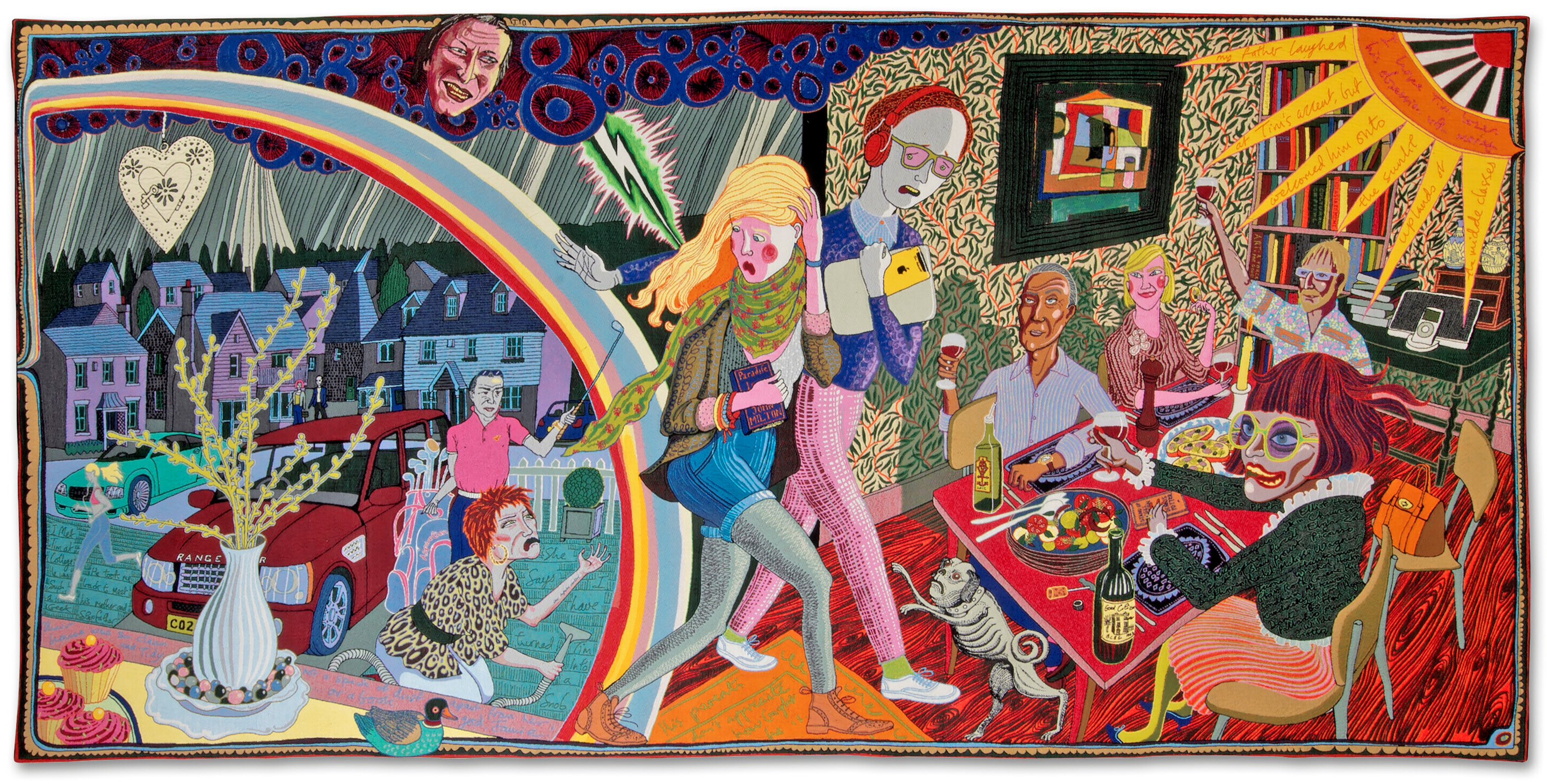Grayson Perry, Expulsion from Number 8 Eden Close (from The Vanity of Small Differences), 2012, sold for £226,800 on 29 June 2023 at Christie's in London