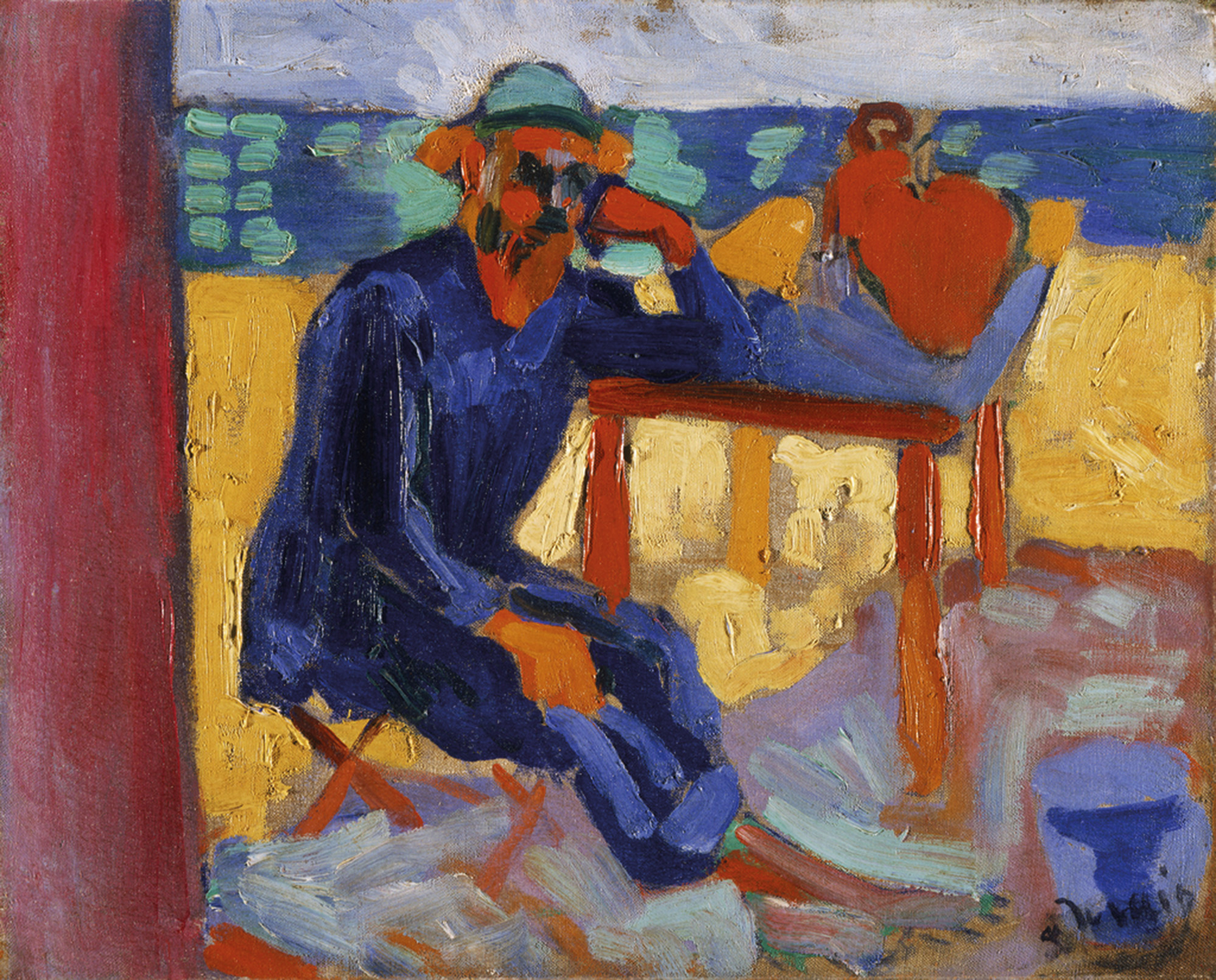 Andre Derain, Portrait of Henri Matisse, 1905, The Philadelphia Museum of Art
